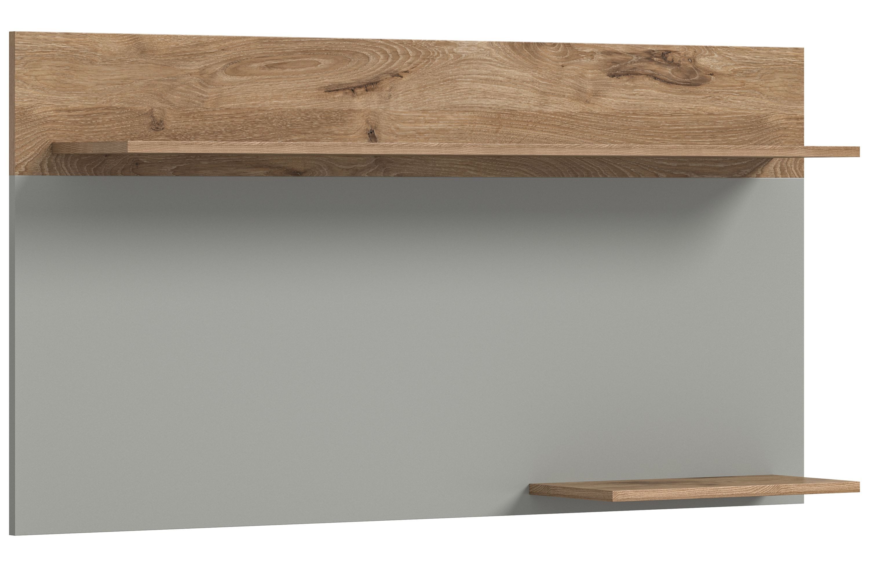 xonox.home Wandboard Celino, Hellgrau Melamin 140x70x22 cm