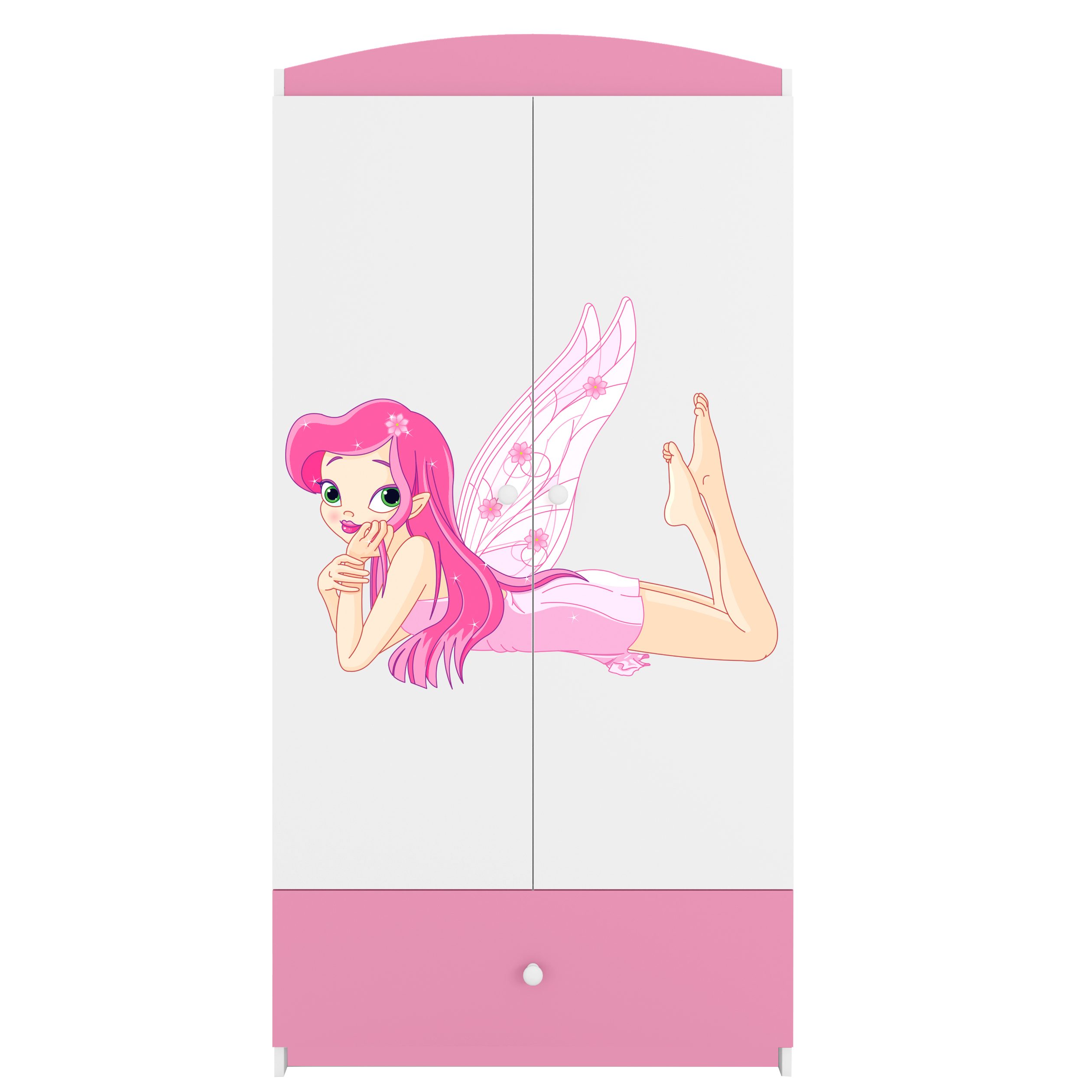 Raumhirsch Furniture Kinderkleiderschrank Babydreams Drehtürenschrank Kleid günstig online kaufen