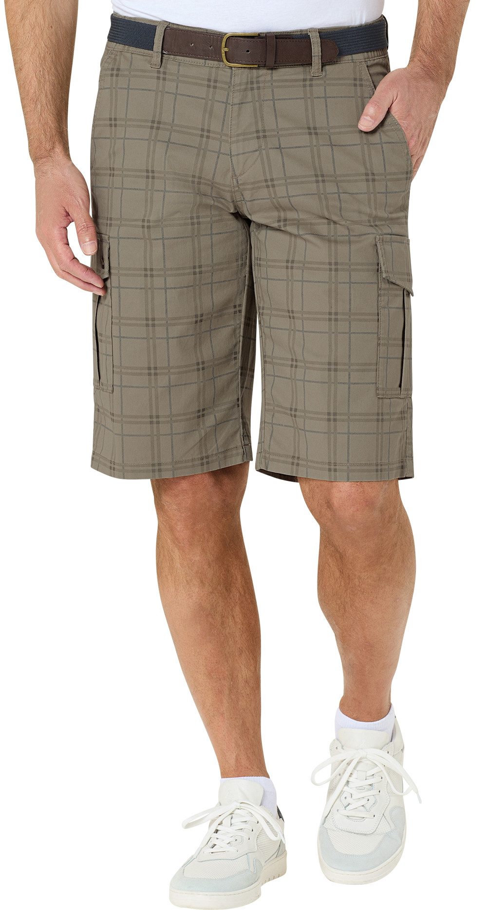 Glattsand Cargobermudas Flexibler Stretch-Bund mit 10 cm Dehnreserve günstig online kaufen