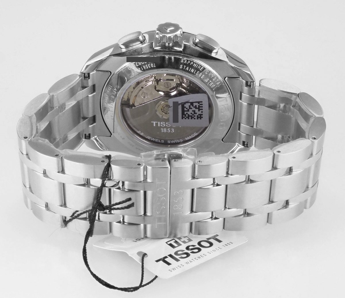 Tissot Chronograph schweizer Automatik Herren Uhr 45 mm Ø T0356141105101 COUTURIER, Saphirglas, Glasboden