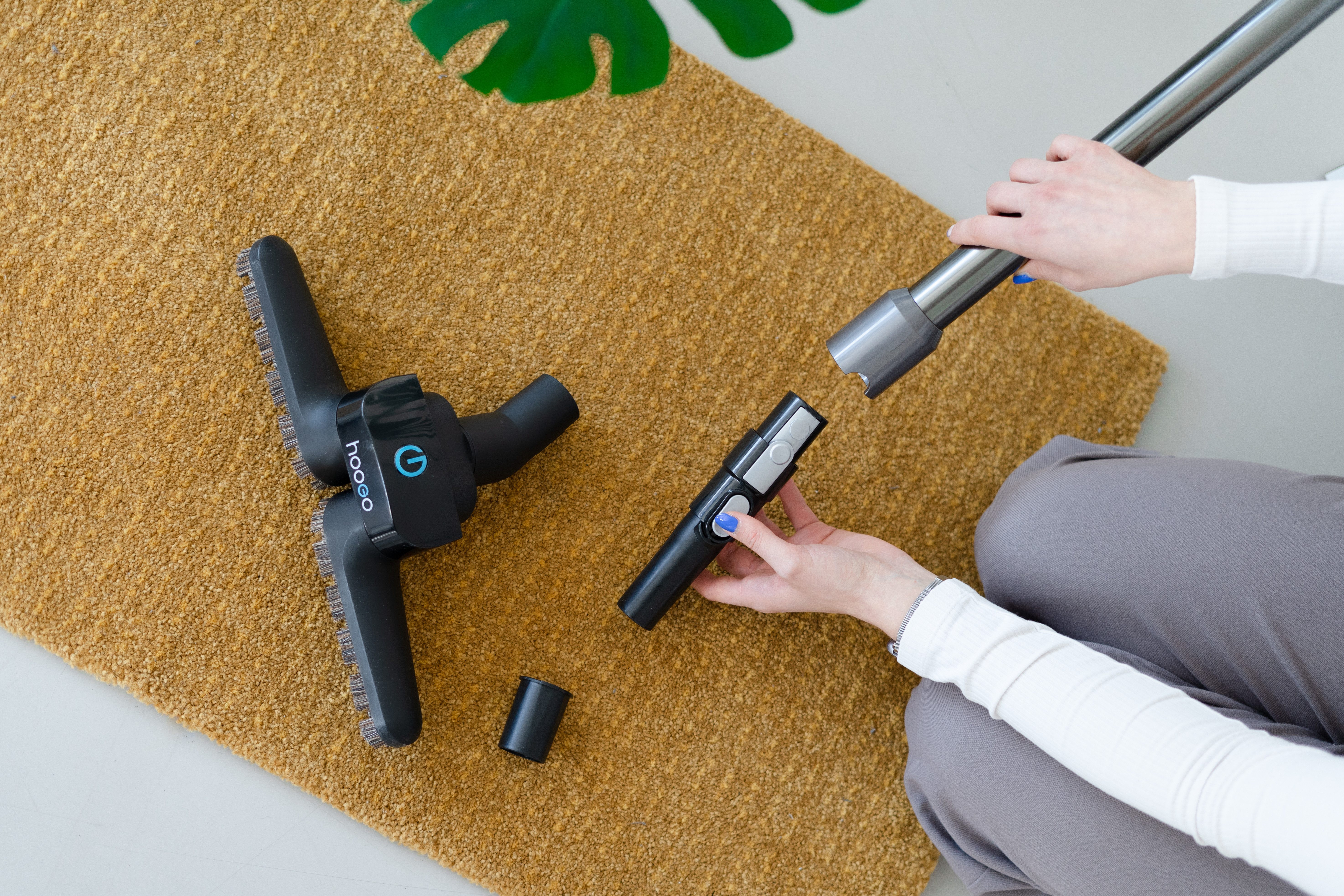 hoogo Staubsaugerrohr-Adapter AD14 – Adapter für flipflop Düse und Zubehör mit 32 mm Rohrdurchmesser, Zubehör für Dyson Akku-Staubsauger, kompatibel mit Dyson V10, V11 und V15