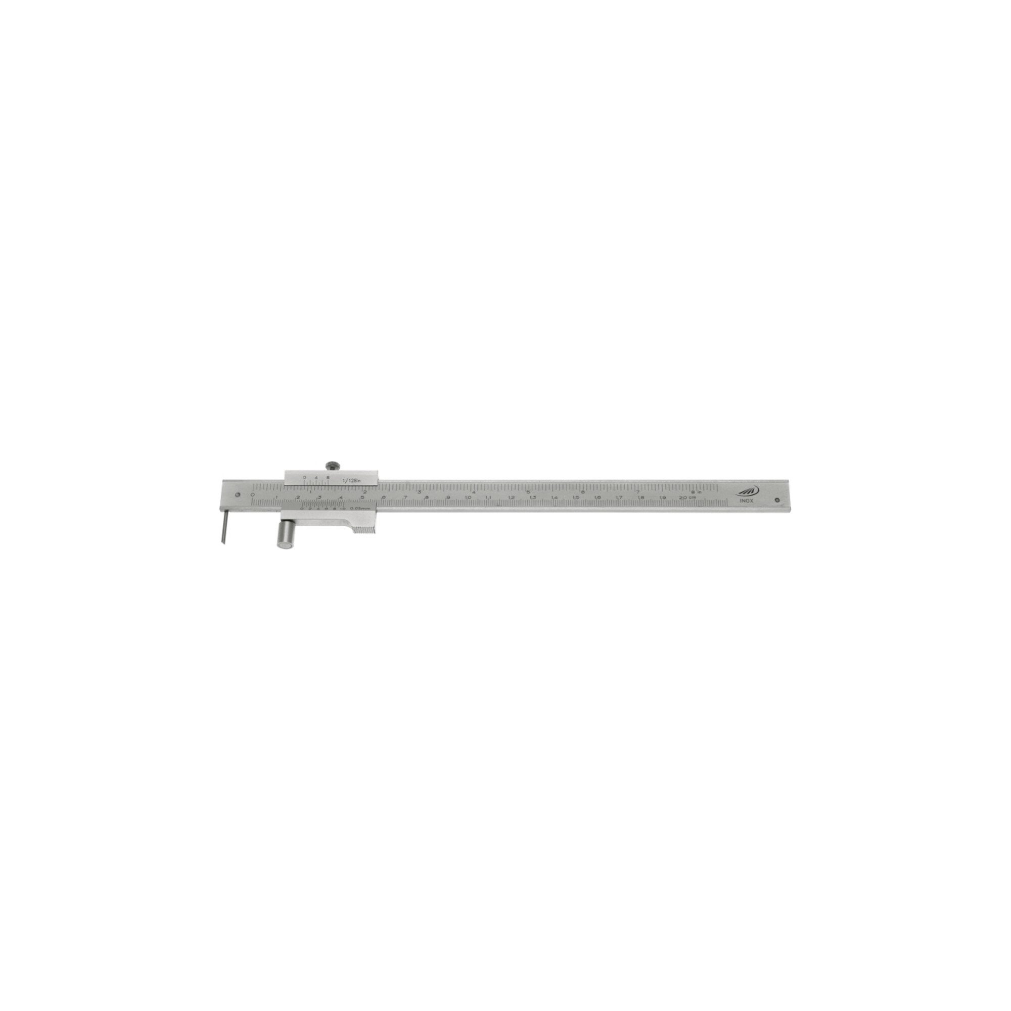 HELIOS PREISSER Reißnadel Helios Preisser Streichmaß mit Führungsrolle 200 mm