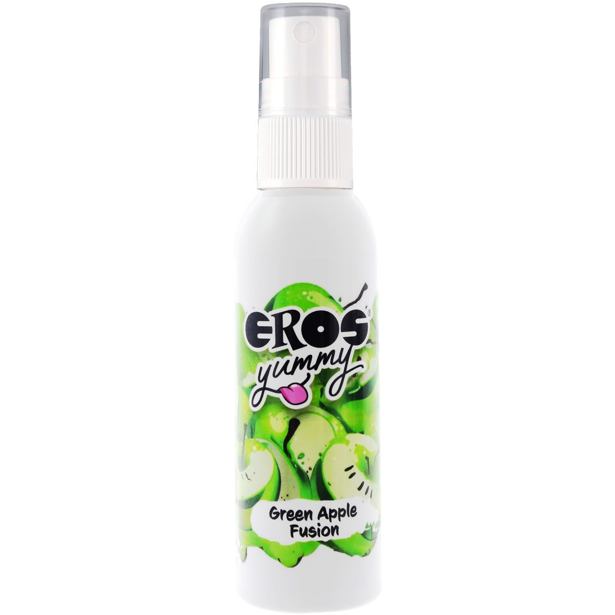 Eros Stimulationsgel Yummy - Green Apple Fusion (Grüner Apfel), Flasche mit 50ml, 1-tlg., erotisches Geschmacksspray für ein aufregendes Vorspiel