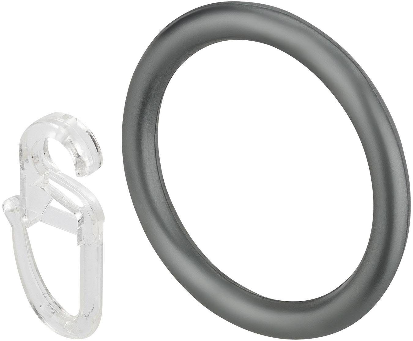 Good Life Шторыring Elma, Vorhänge, (Set, 10-St., mit Faltenlegehaken), für Vorhang-Stangen bis Ø 16 mm