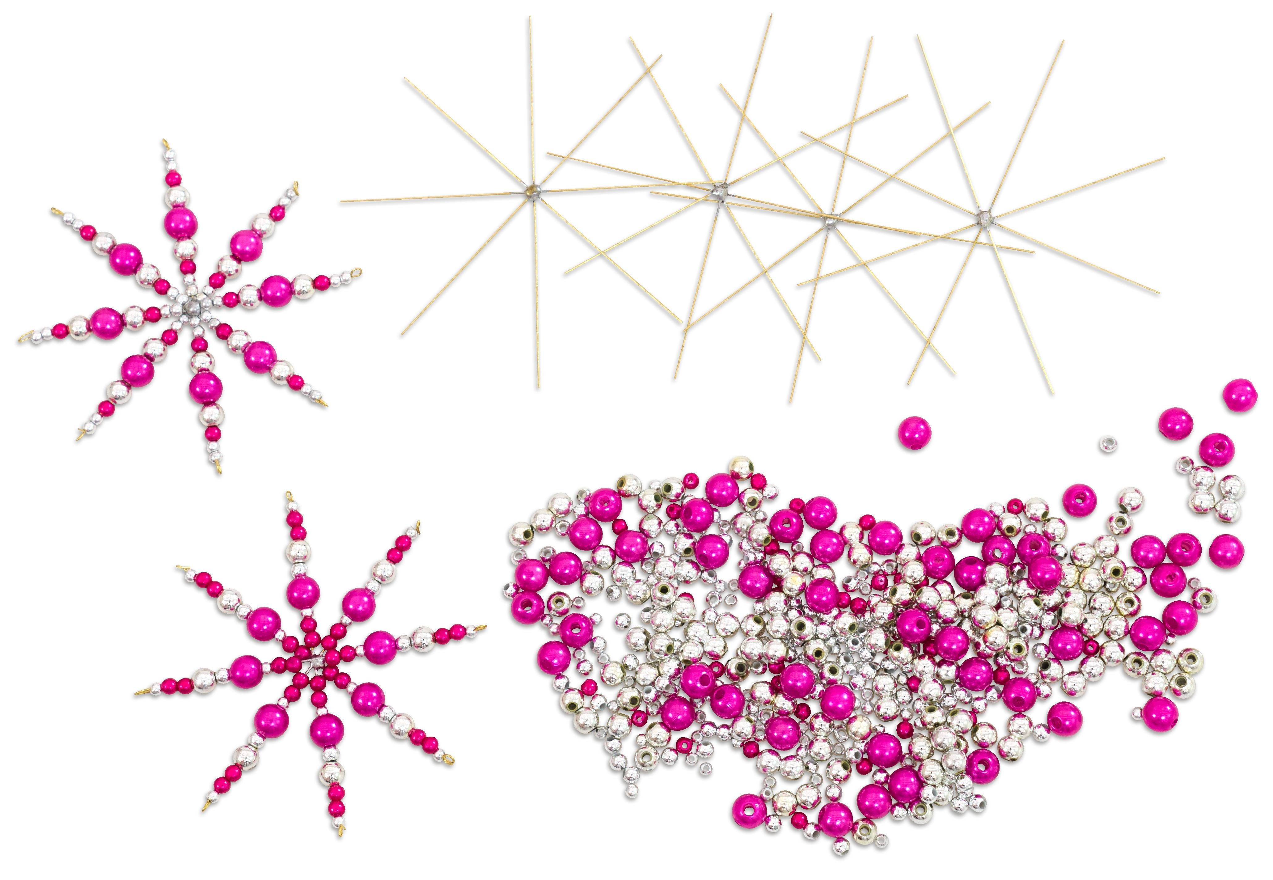 Betzold Ремеслоaturmaterial Drahtsterne-Set – Bastelset Weihnachtsdeko DIY Baumschmuck