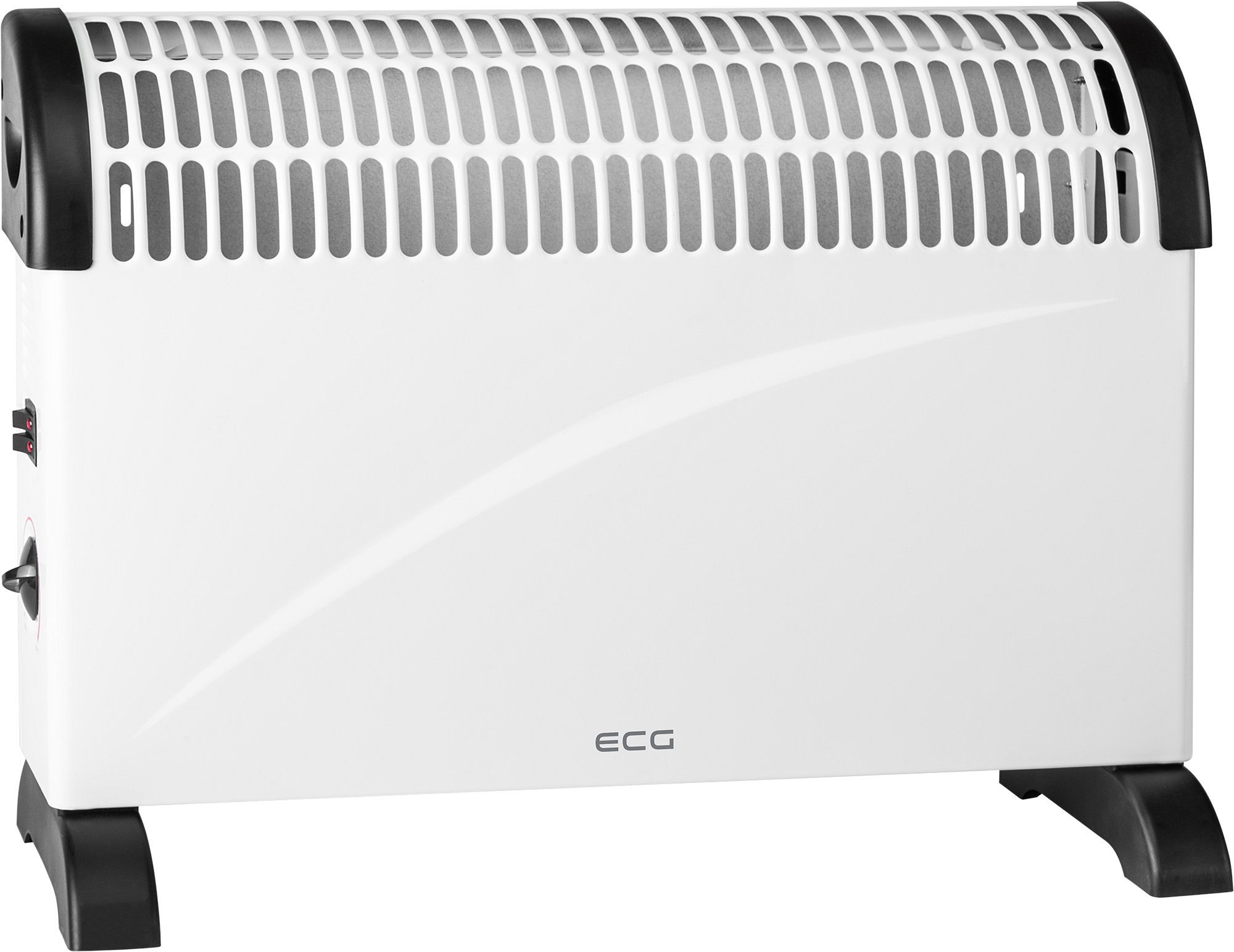 2000 2050 Konvektor W, ECG TK Thermostat-Regelung, Leistungsstufen 3 Stufenlose Weiß,