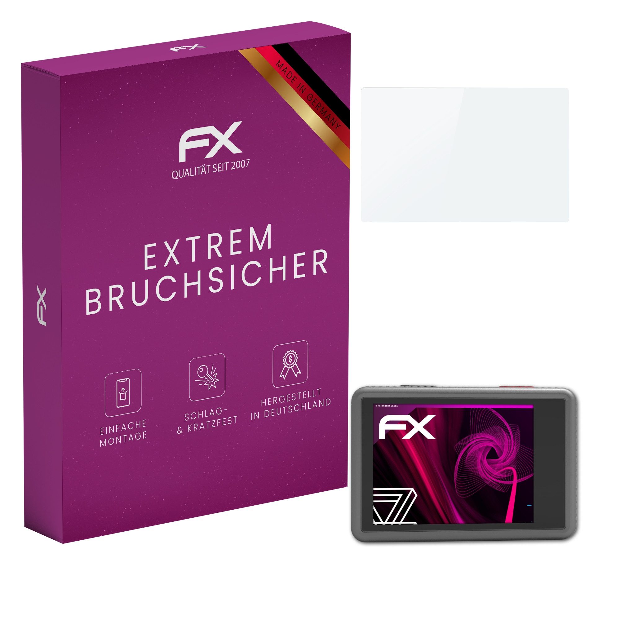 Schutzfolie Panzerglasfolie für Actionpro X8