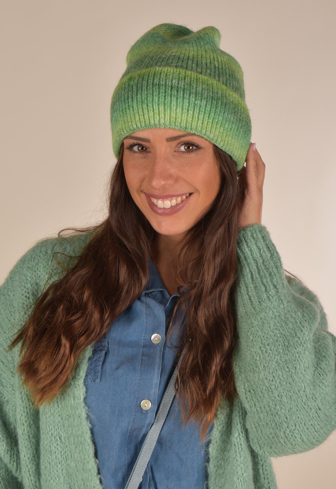 styleBREAKER Strickmütze Strickmütze Ombré (1-St)