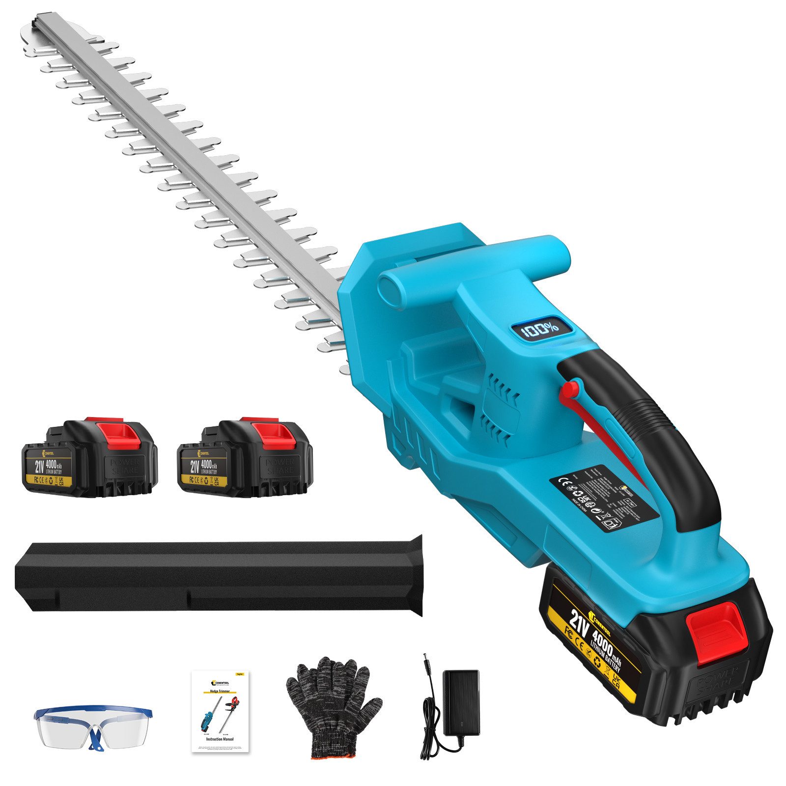 CONENTOOL Akku-Heckenschere LLJ002, 21V Heckenschere Elektro, günstig online kaufen