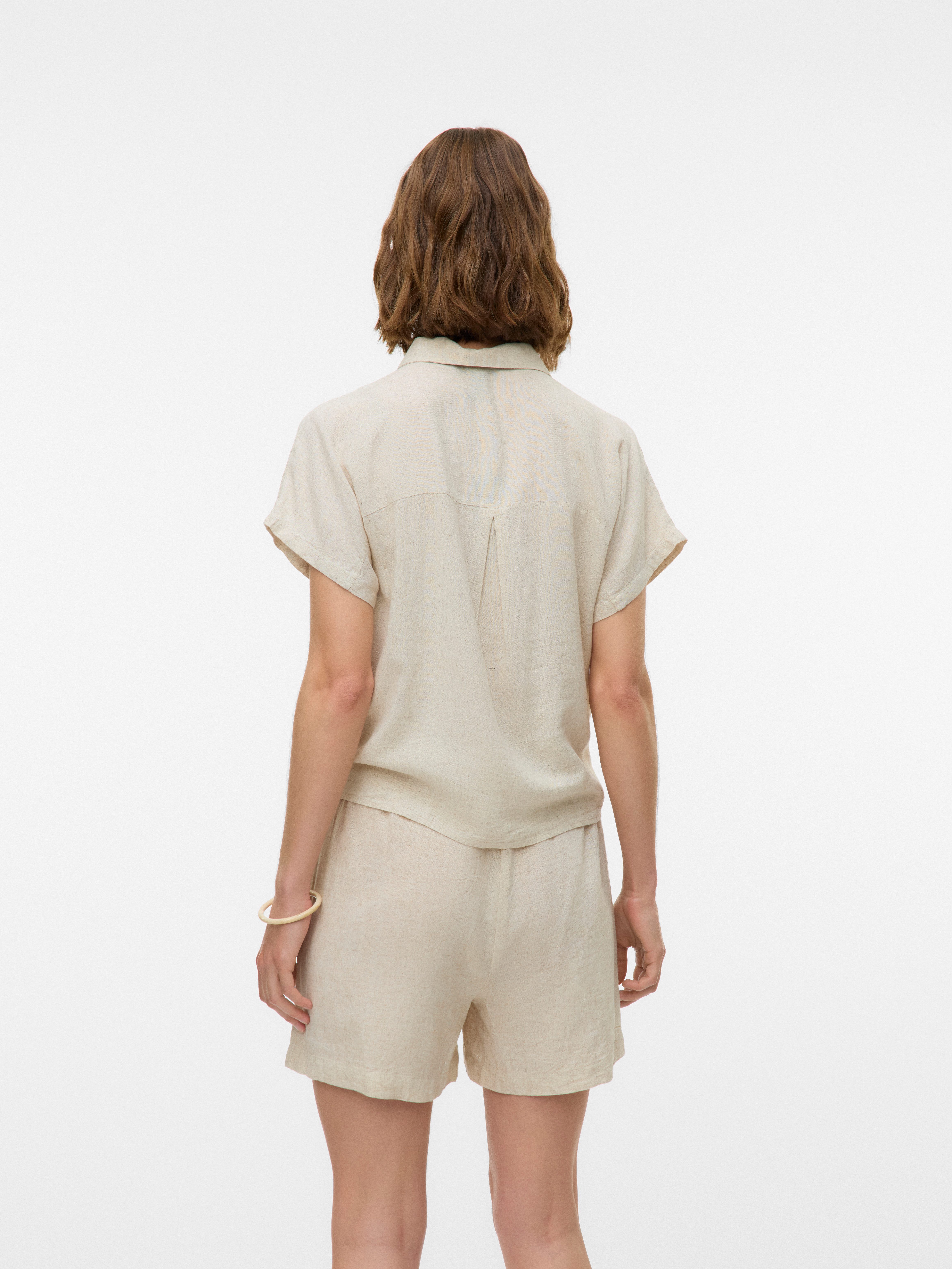 Vero Moda Kurzarmbluse VMTHEA SS TIE günstig online kaufen