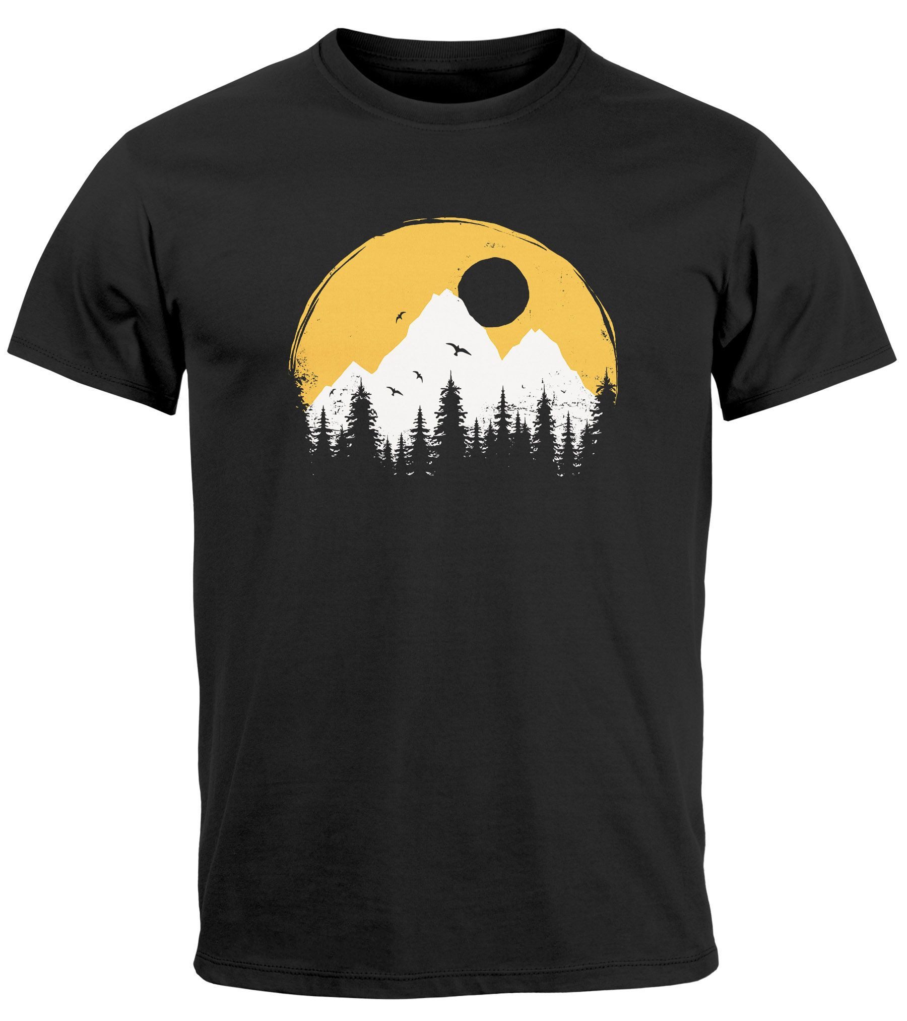 Neverless Print-Shirt Herren T-Shirt Outdoor Print günstig online kaufen