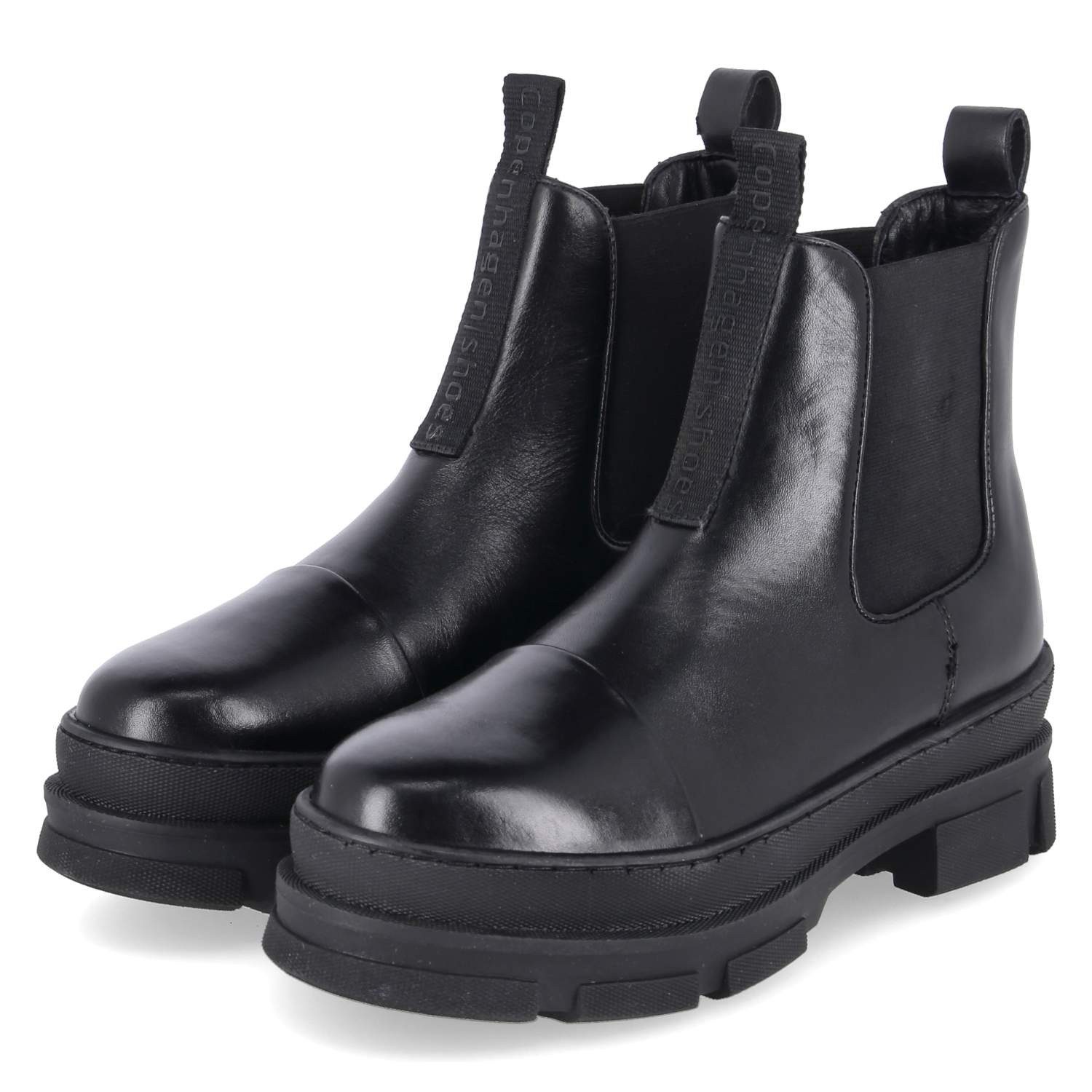 Copenhagen Studios Copenhagen Shoes CS7098-565 black Damen Glattleder black Schlupfstiefel