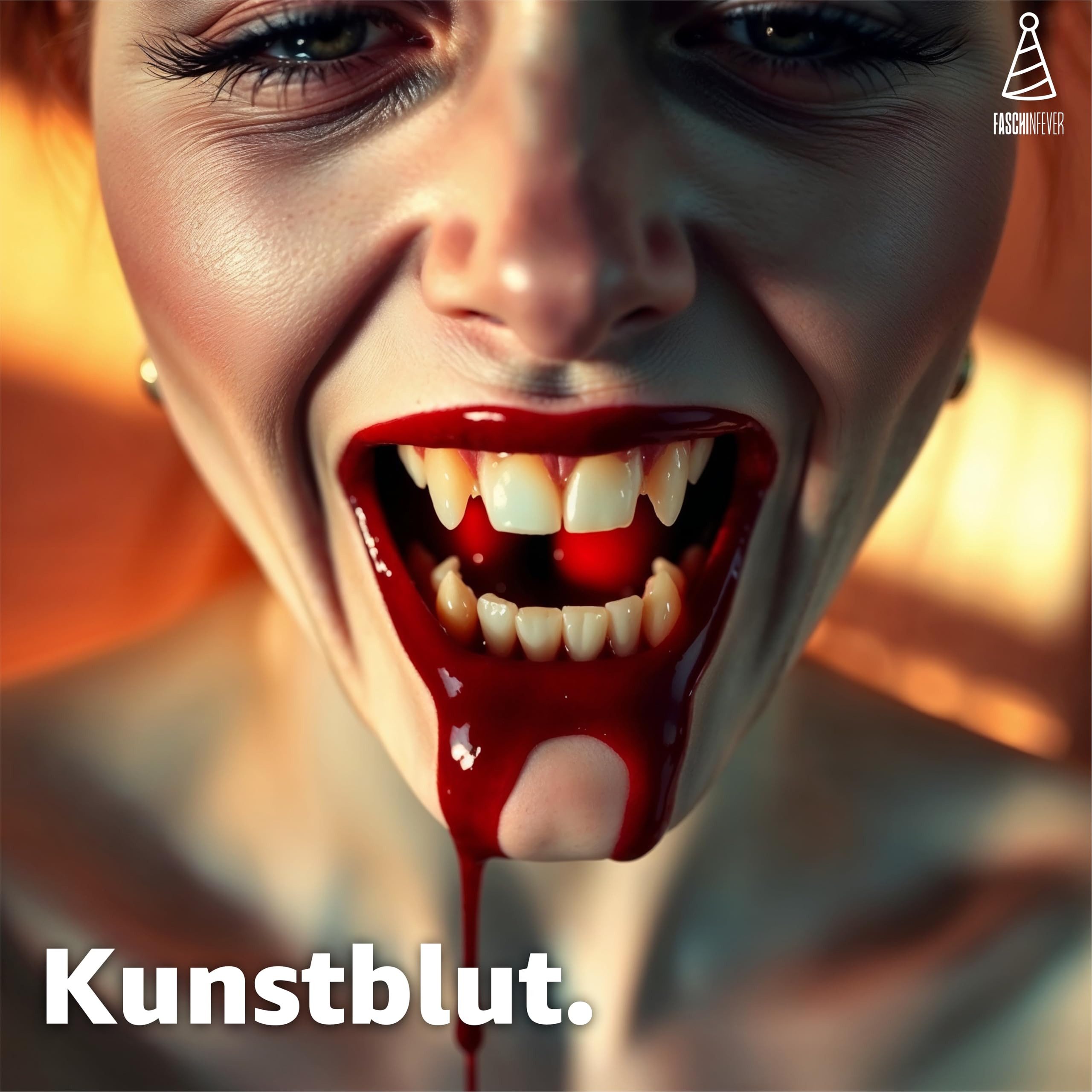 FASCHINFEVER Kostüm 50 ml Blut - abwaschbar & täuschend echt - &Kunstblut zum Schminken