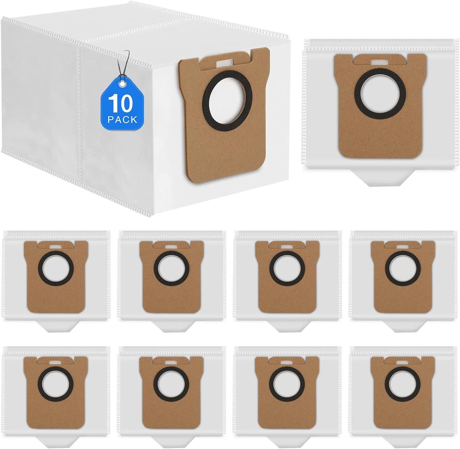 FELIXLEO Staubsaugerbeutel Staubbeutel für Xiaomi X10+/ Dreame L10 Ultra Saugroboter, 30 St.