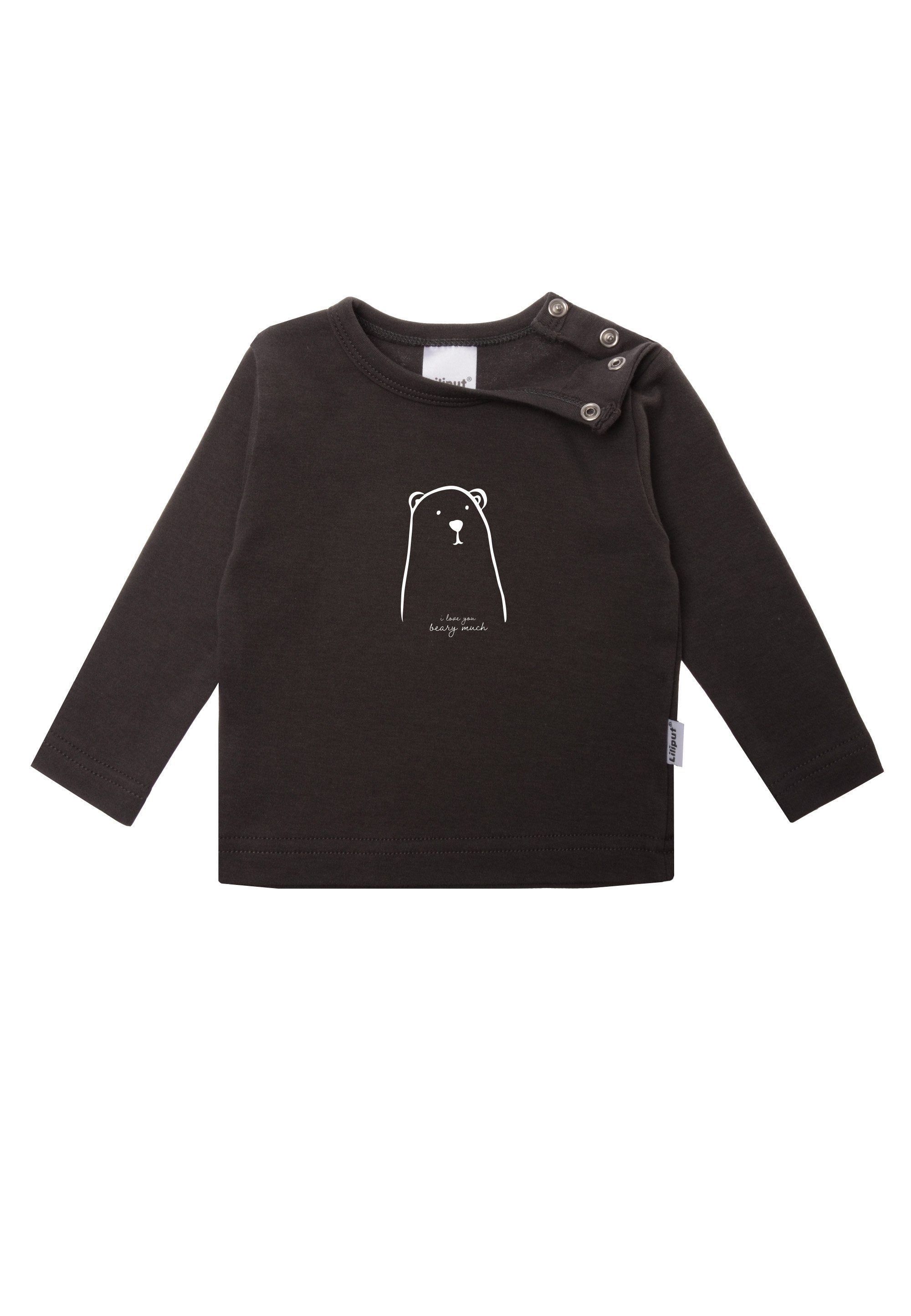 Liliput Langarmshirt Bär mit angenehmem Rundhalsausschnitt