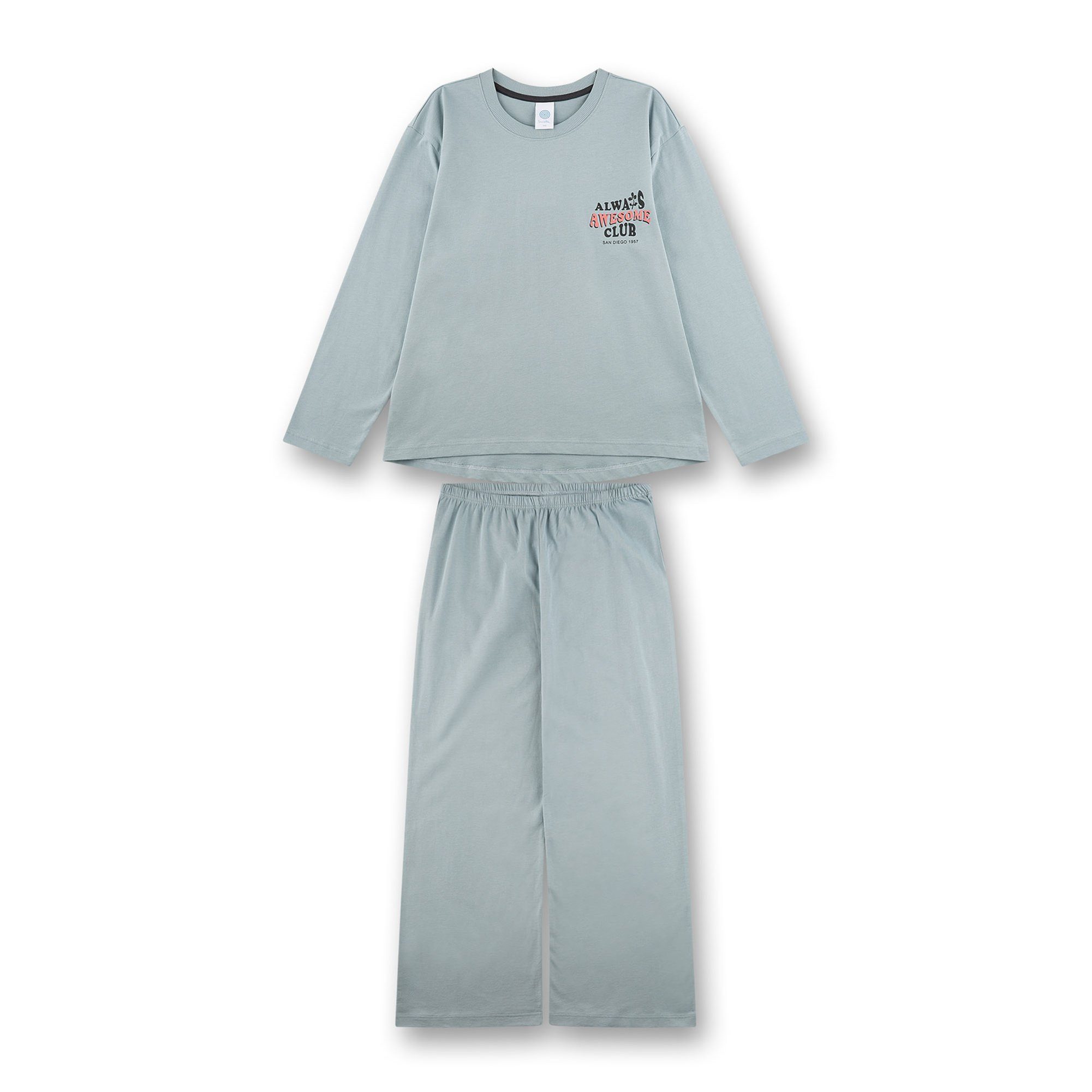 Sanetta Pyjama Mädchen Pyjama Baumwolle Pyjama long uni (2 tlg)