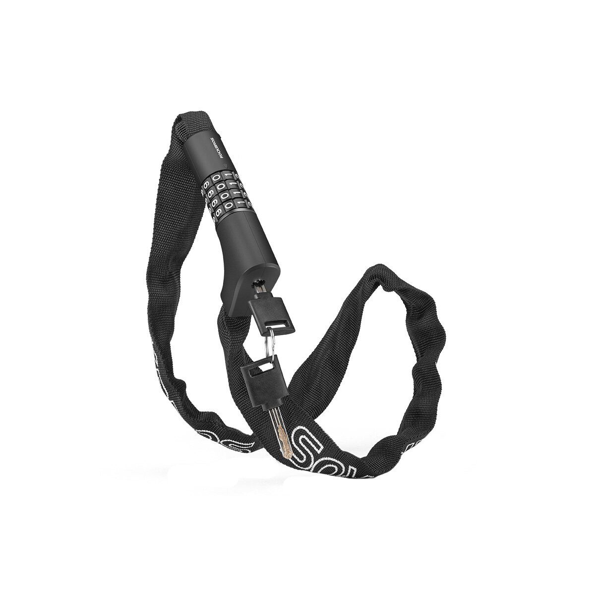 ROCKBROS Zahlenkabelschloss Rockbros Fahrradschloss 3230002001 Code+Schlüssel