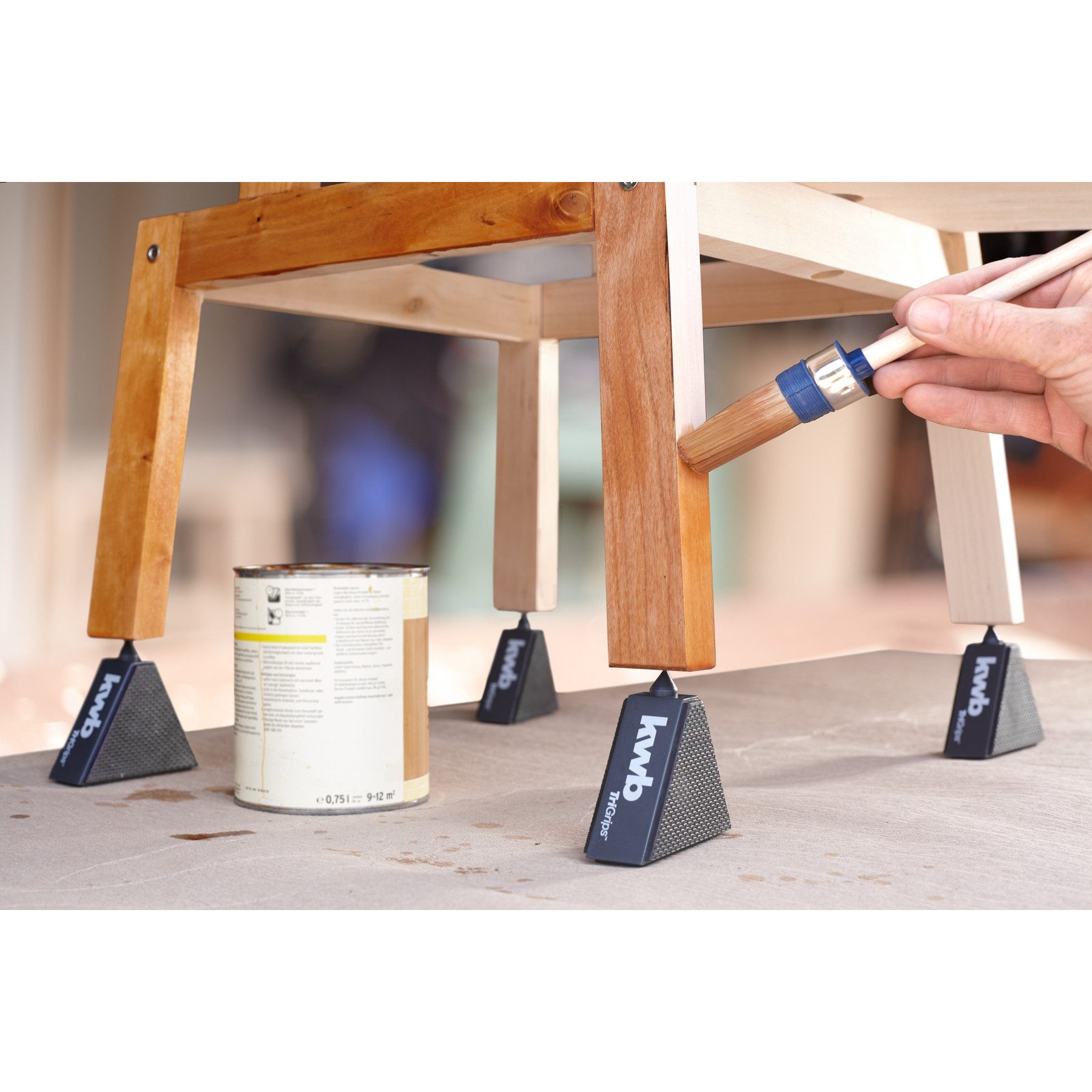 kwb Schneideunterlage KWB Werkstückunterlage TriGrips, 785800, 4 Stück
