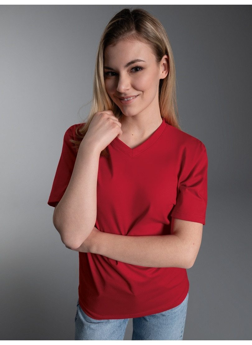 Trigema T-Shirt TRIGEMA V-Shirt DELUXE (1-tlg)