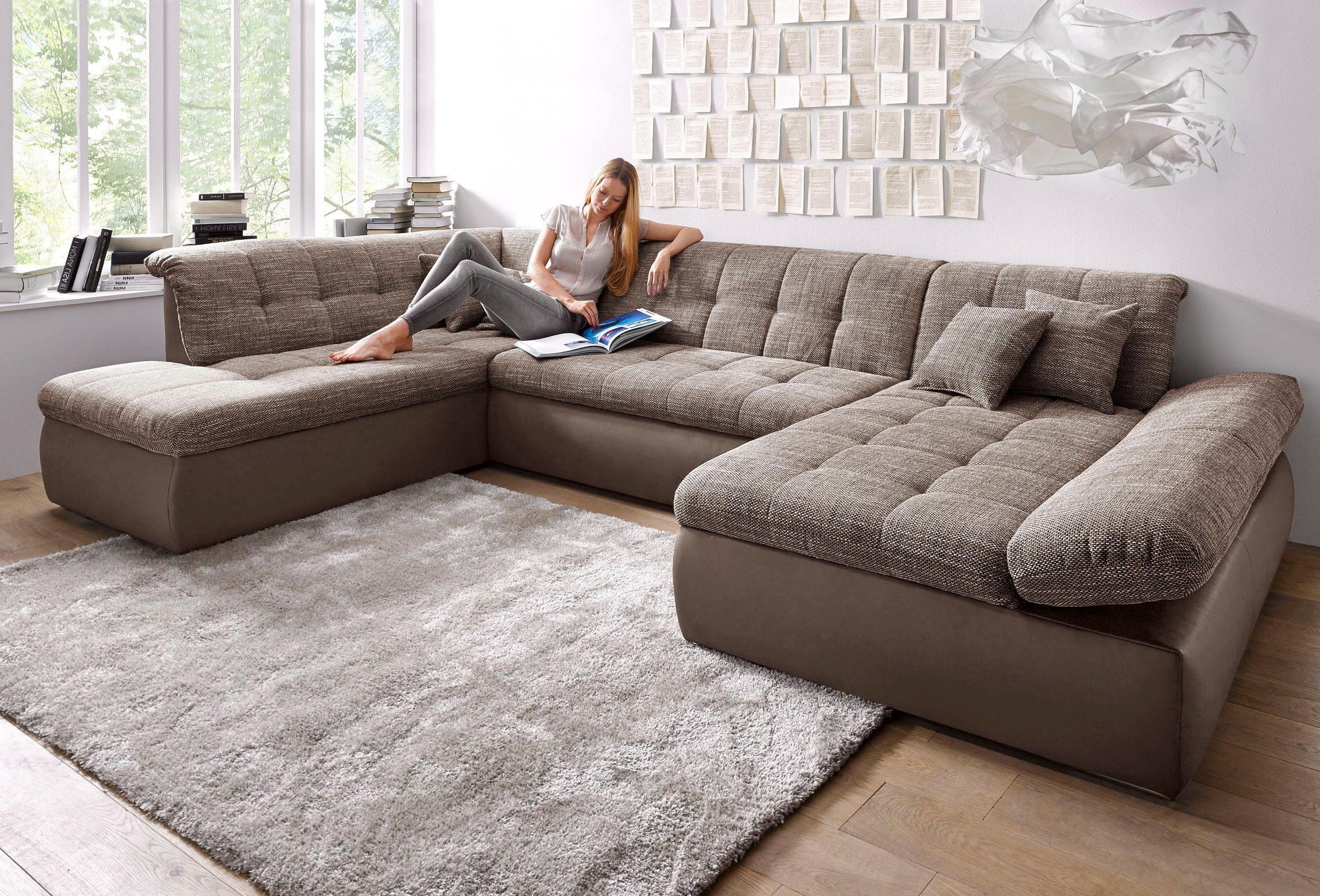 DOMO collection Wohnlandschaft "Moric U-Form auch in Cord", im XXL-Format, günstig online kaufen