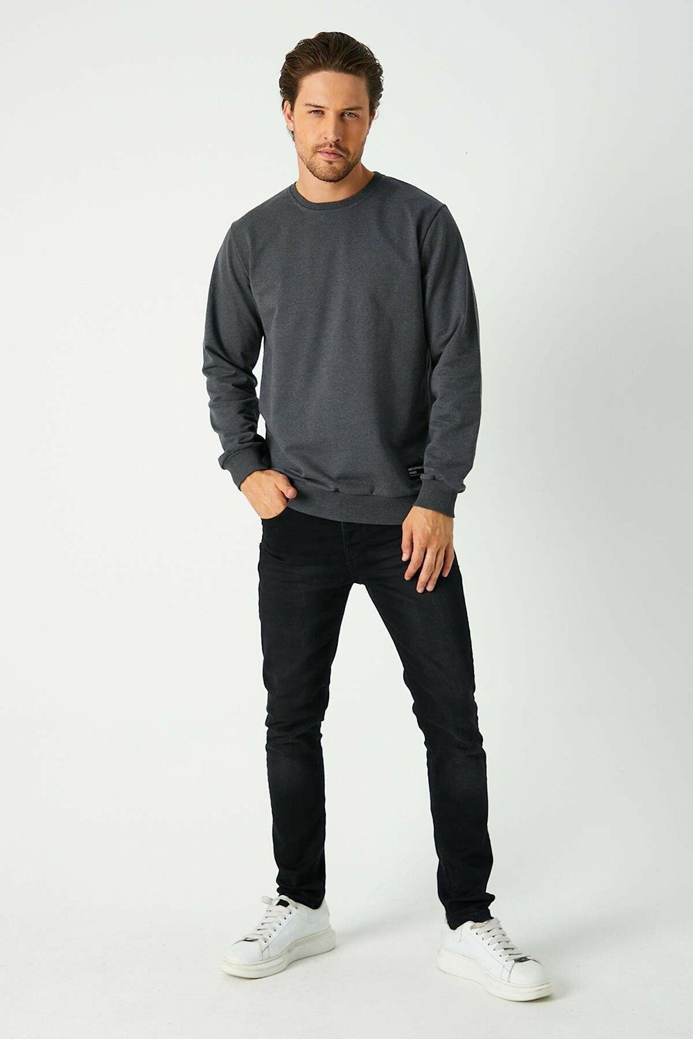 COMEOR Sweatshirt Herren Pullover bequeme Sweater (1-tlg) aus Baumwollmisch günstig online kaufen