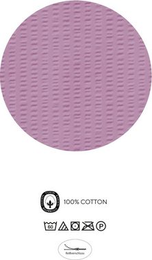 Bettwäsche Marlon, Castell - Markenbettwäsche, Seersucker, 2 teilig, absolut bügelfrei, 100% Baumwolle, mit Reißverschluss, ganzjährig