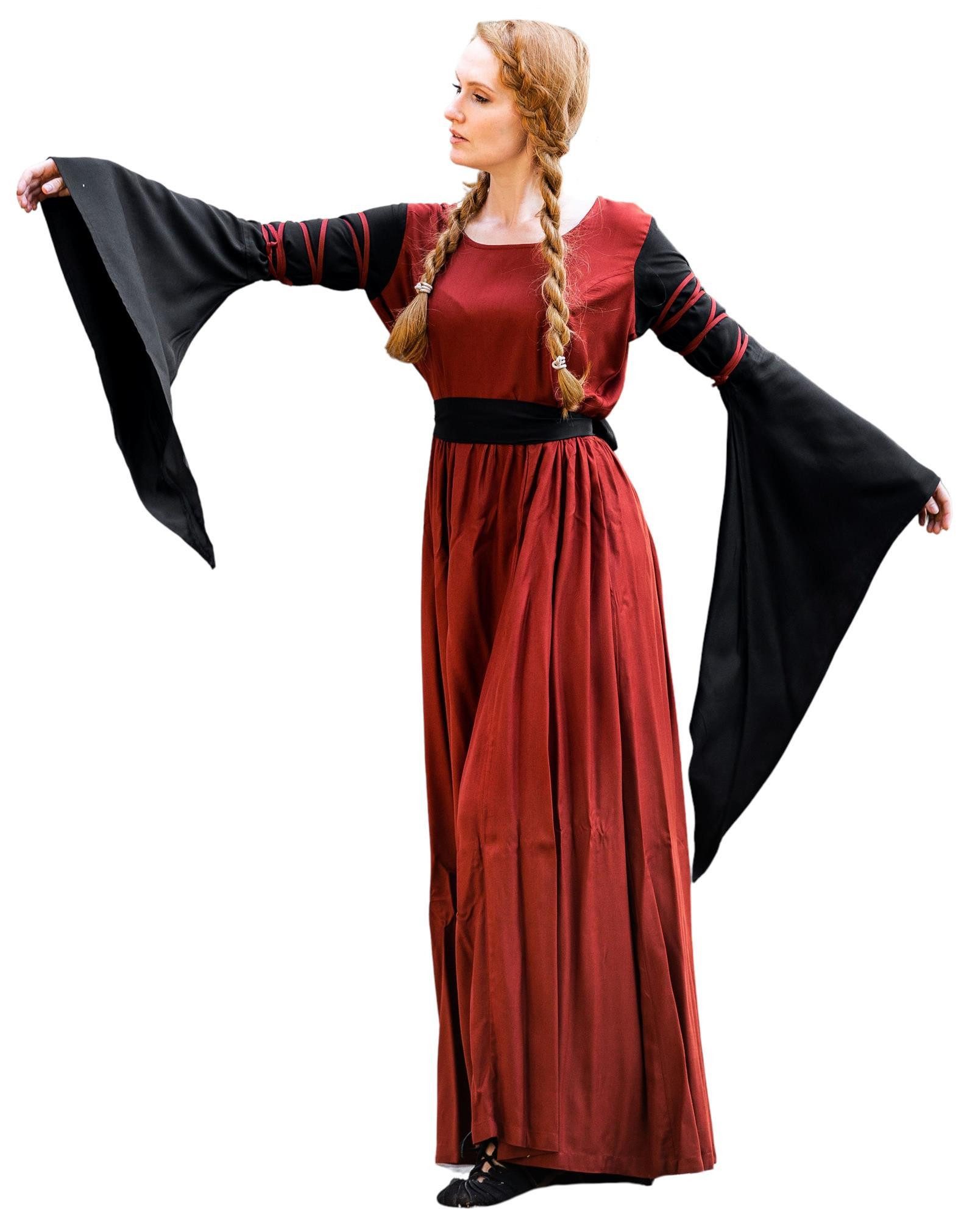 Burgfräulein-Kostüm Trompetenärmelkleid "Dorell"