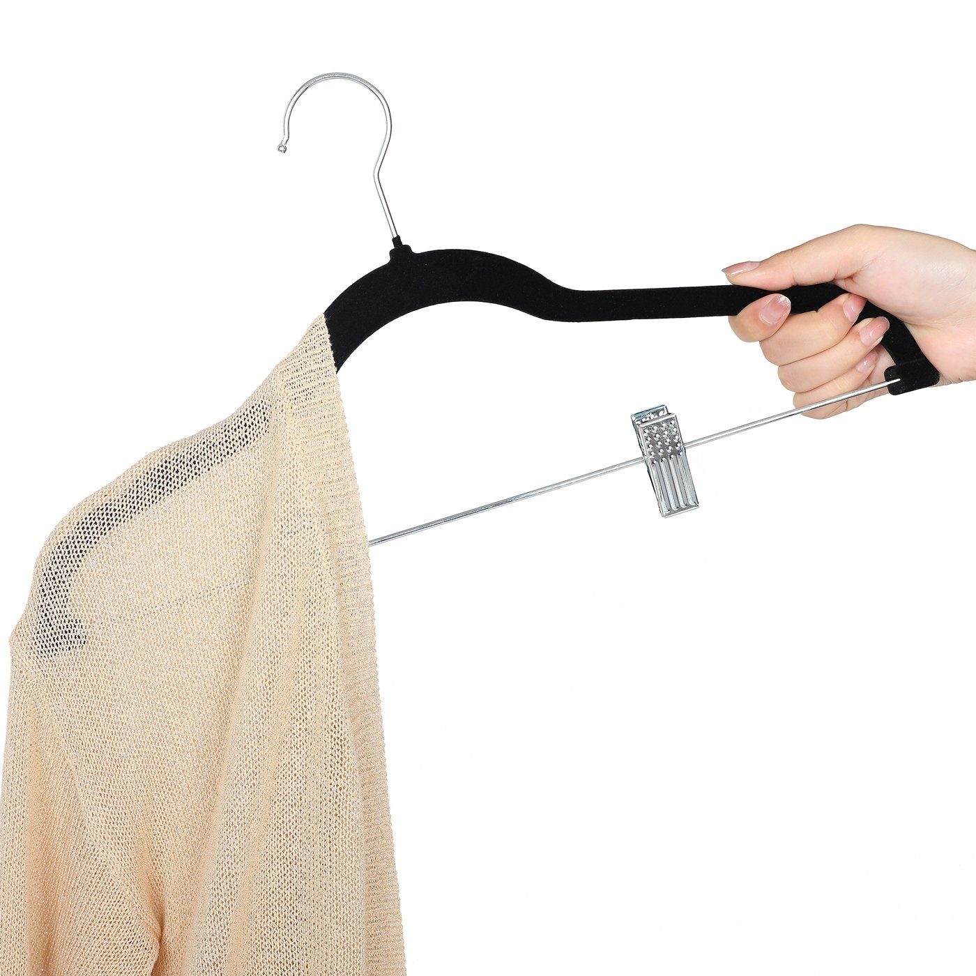 SVITA Kleiderbügel Anzugbügel mit Hosenclips, (10-tlg), günstig online kaufen