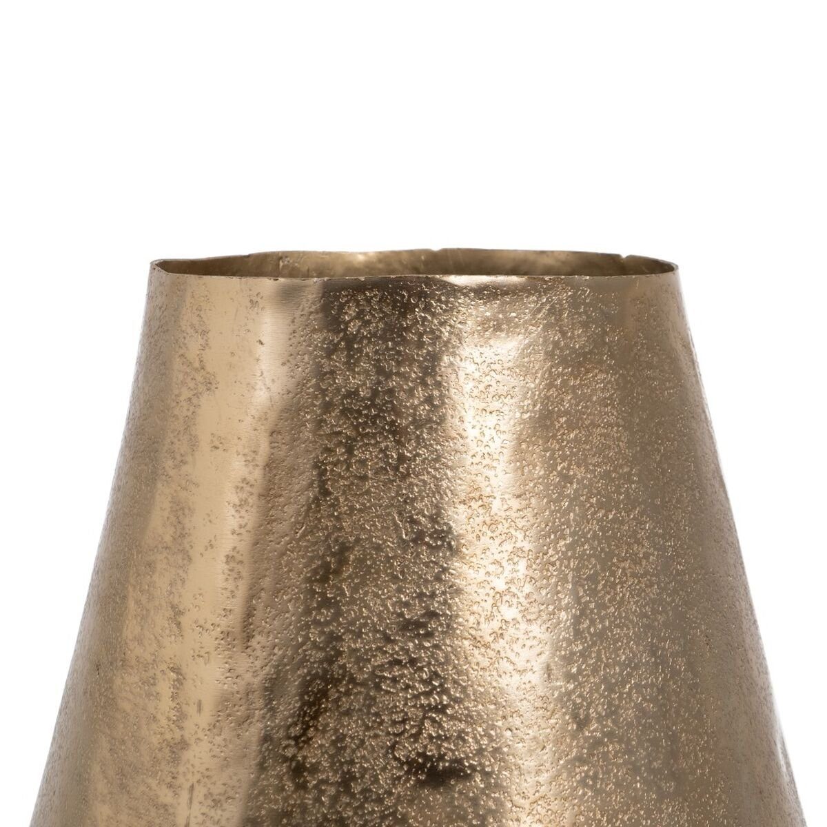 Bigbuy Vase Gold Dekovase Aluminium