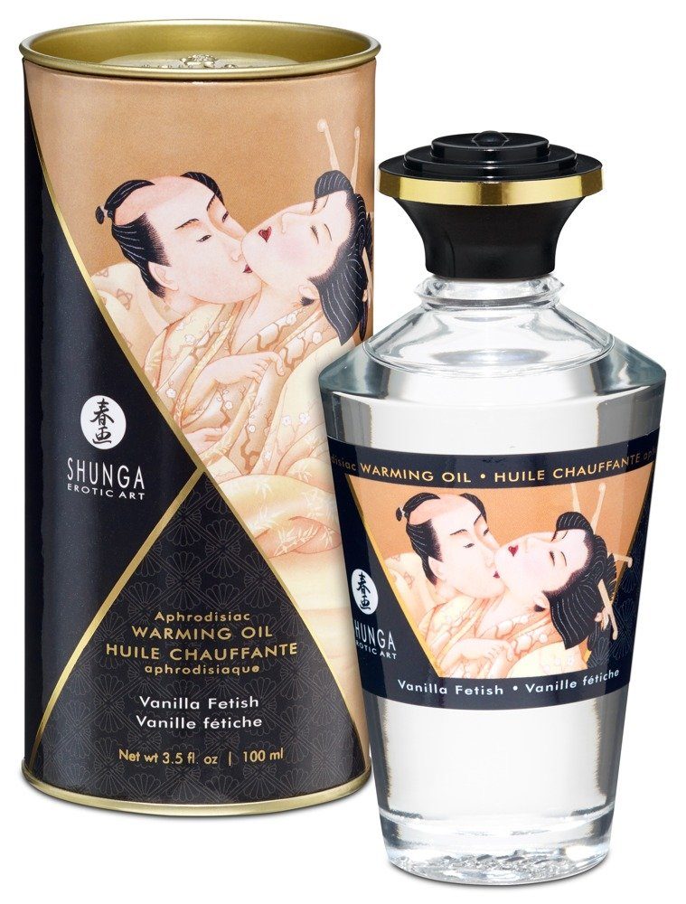 SHUNGA Massageöl Shunga - Aphrodisiac Warming Oil Vanilla Fetish 100 ml, für sinnliche Massagen