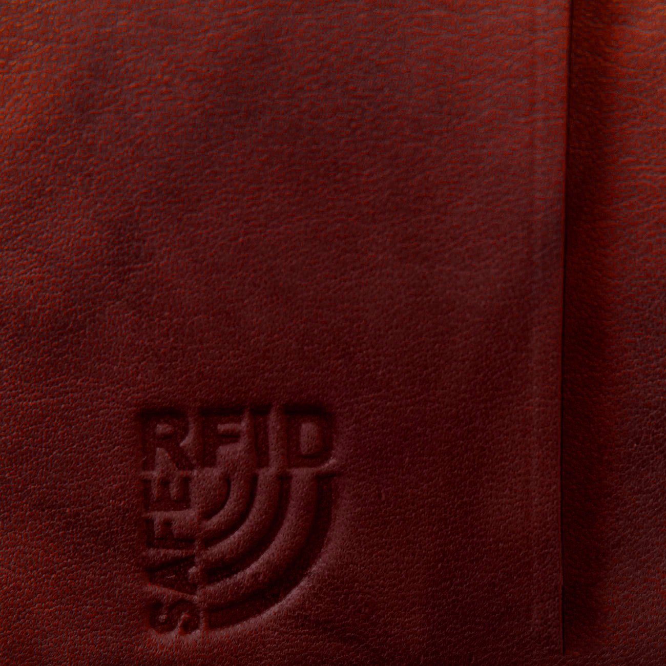 RFID 9cm, Börse rot Money Maker Damen Damen Größe Portemonnaie), Portemonnaie Echtleder (Portemonnaie, ca. Money Maker Geldbörse