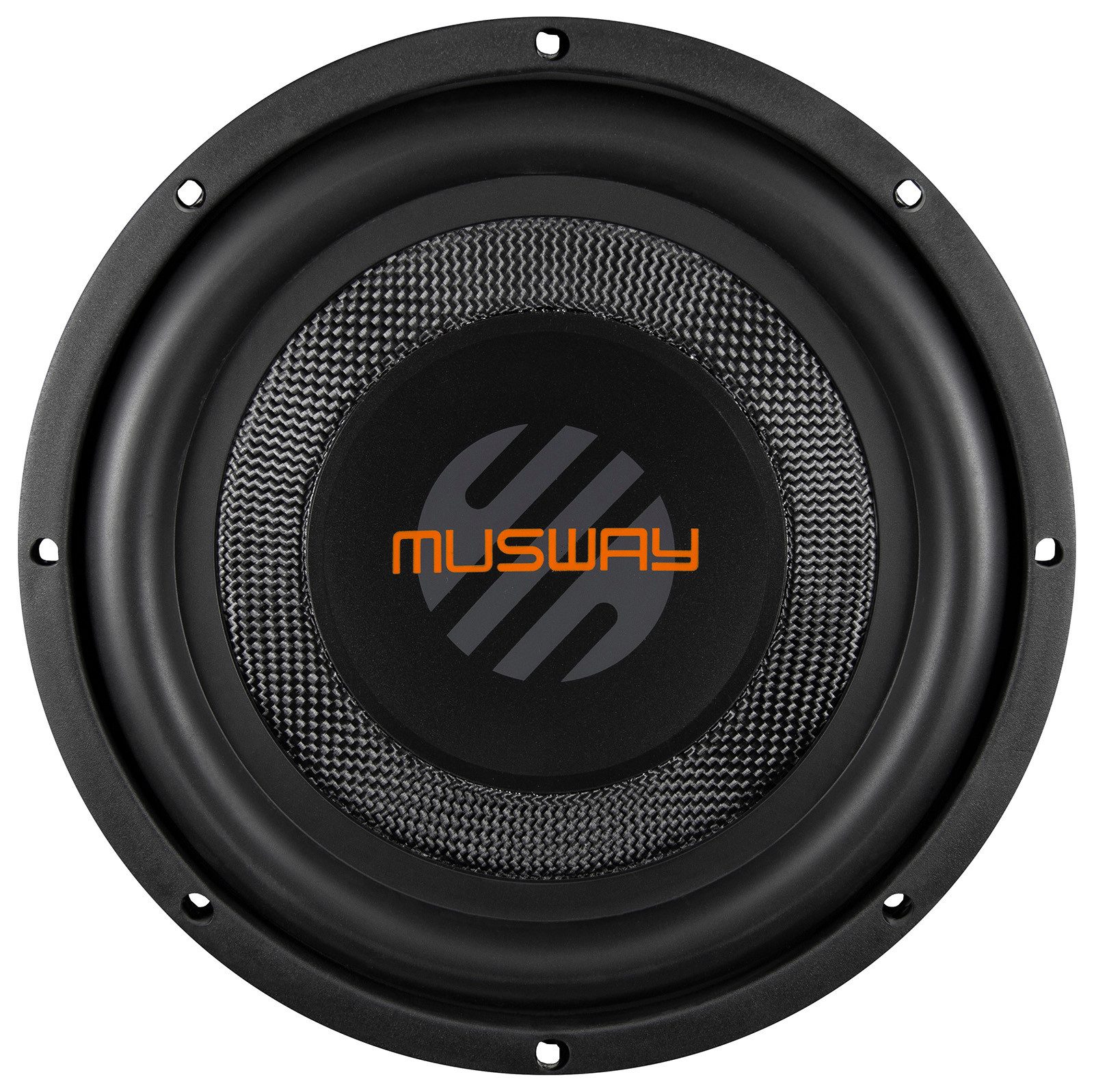 Musway Musway MWS1022 10“ FLAT Subwoofer 10“ (25 cm) FLACH Subwoofer 2+2 Ohm Auto-Subwoofer (300 W, max.: W 25 cm)