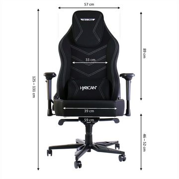 Hyrican Gaming-Stuhl Striker "Runner" ergonomischer Gamingstuhl, Schreibtischstuhl (Set), inklusive Bodenschutzmatte 1100x1100x2mm