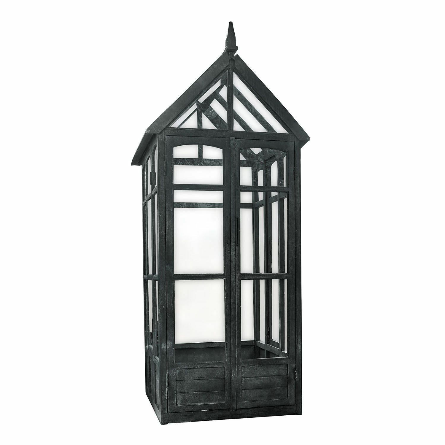 Mirabeau Pavillon Gewächshaus Halvento antikschwarz schwarz | Rabatt: 19%