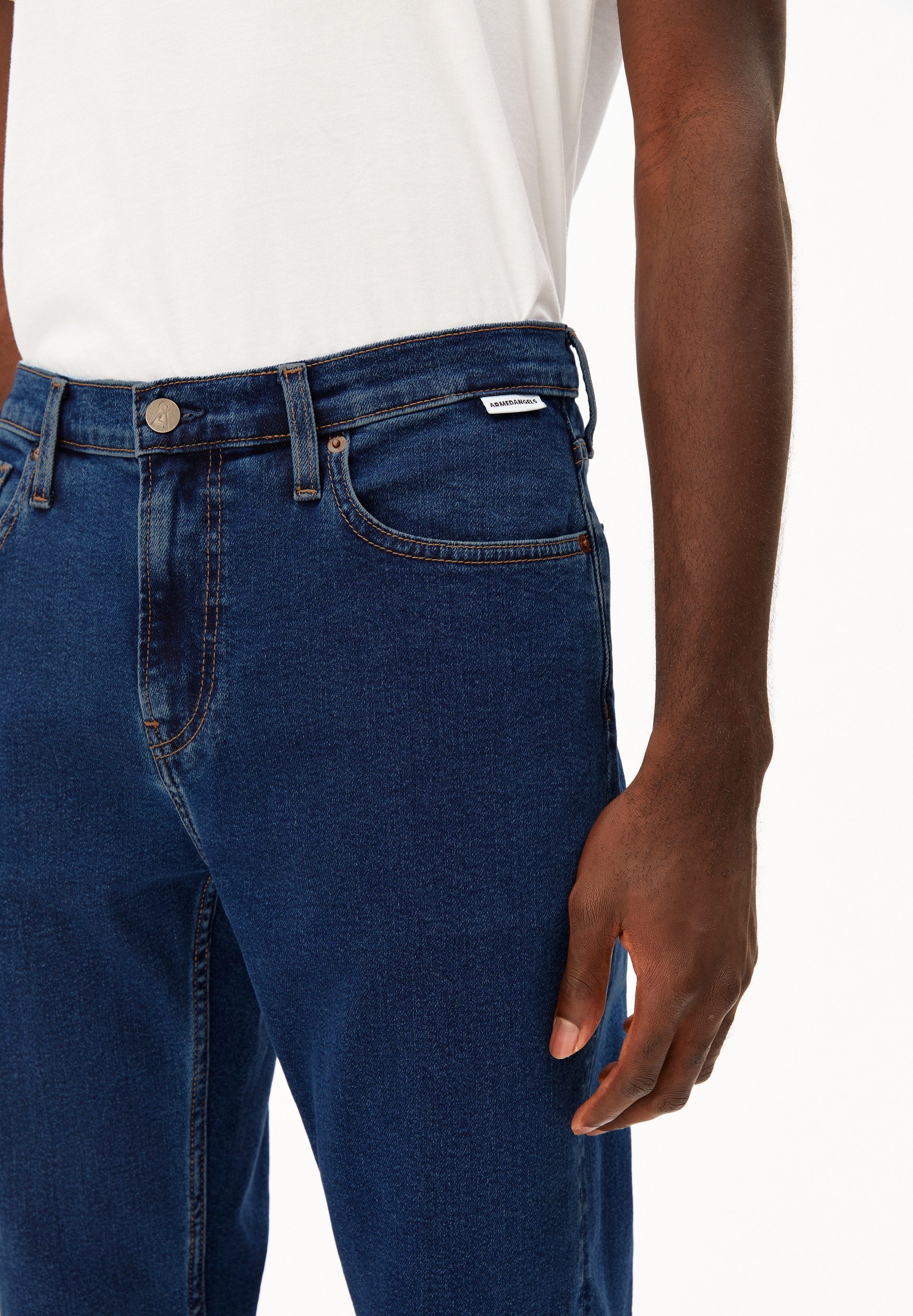 Armedangels Tapered-fit-Jeans AARJO TARPA (Comfort-Stretch, Regular Fit) Mid waist