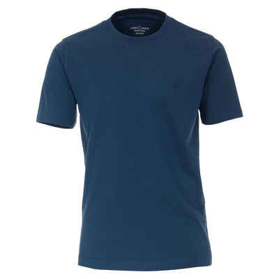 CASAMODA Rundhalsshirt »Übergrößen CasaModa Basic T-Shirt indigoblau«