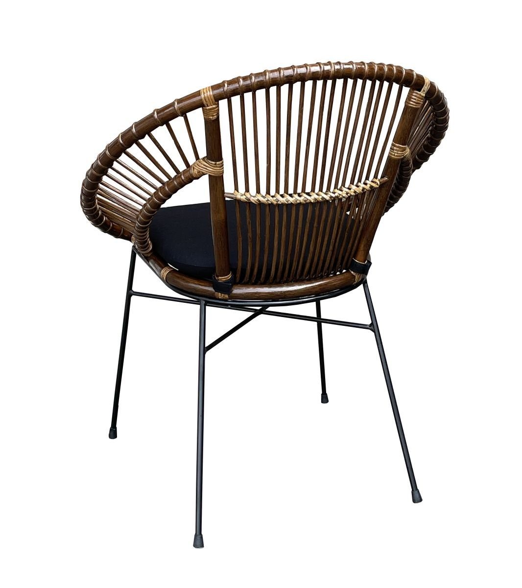 WOLF MÖBEL Esszimmerstuhl BALI Rattan Stuhl Zora stapelbar inkl. Kissen sch günstig online kaufen