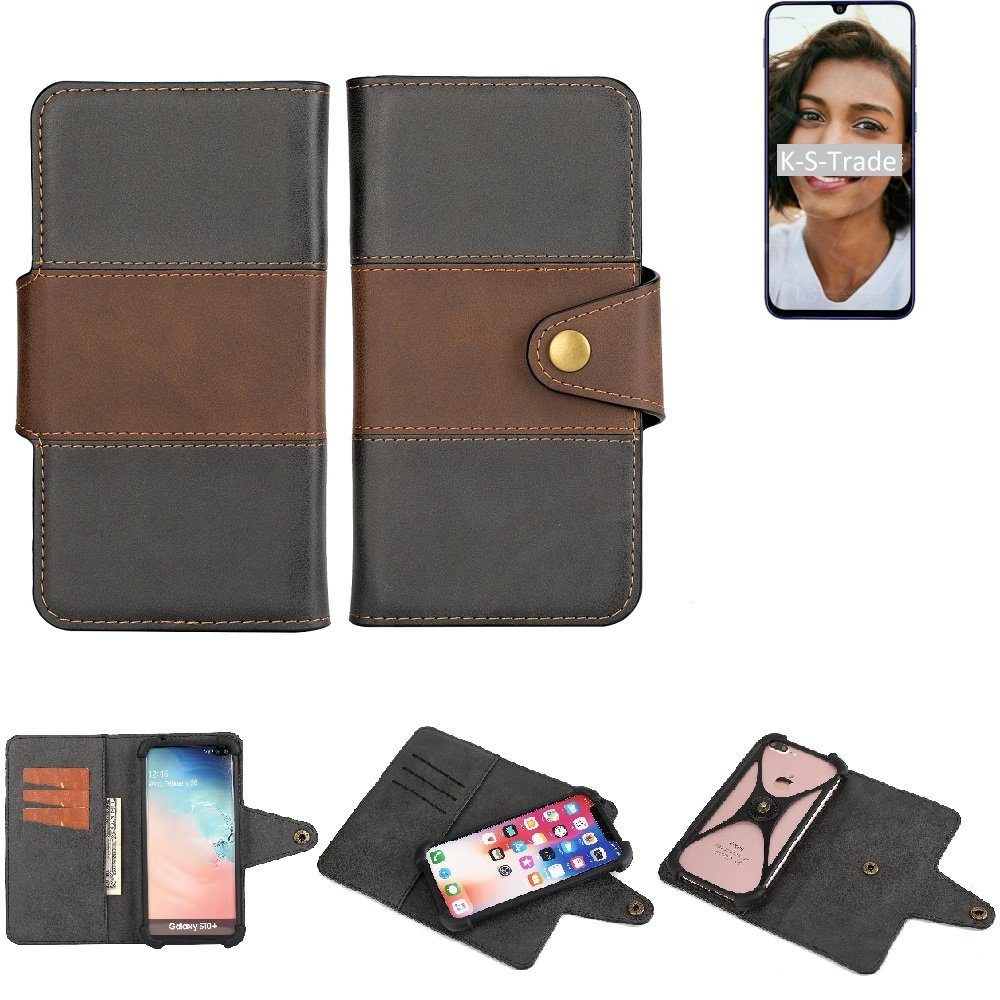 K-S-Trade Handyhülle für Samsung Galaxy M21, Handyhülle Schutzhülle Hülle Bookstyle Wallet-Case Bumper