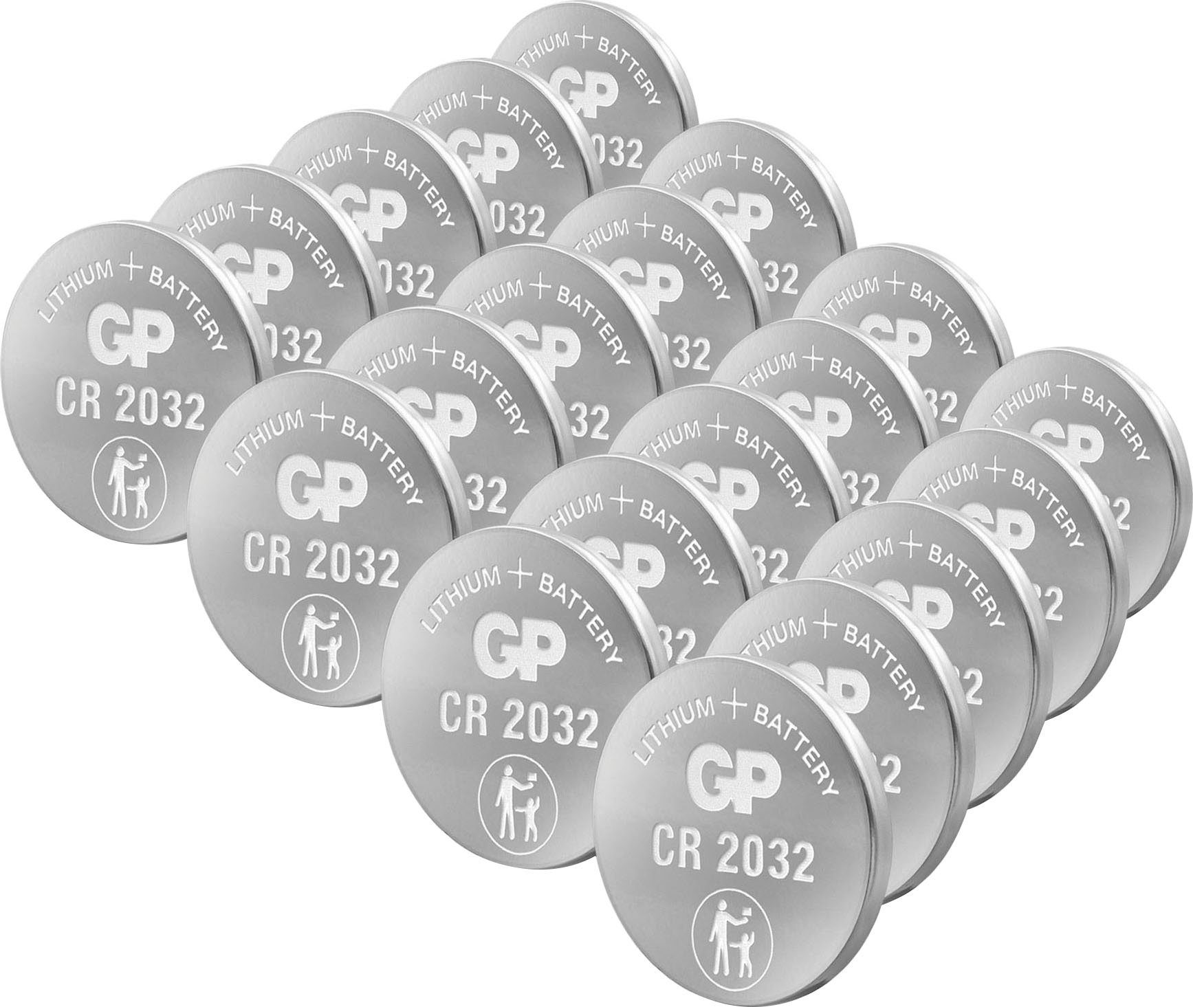 Lithium Knopfzellen - 3 Volt Im 20 Stück CR2032 3V Batterien CR 2032 Knopfzelle 