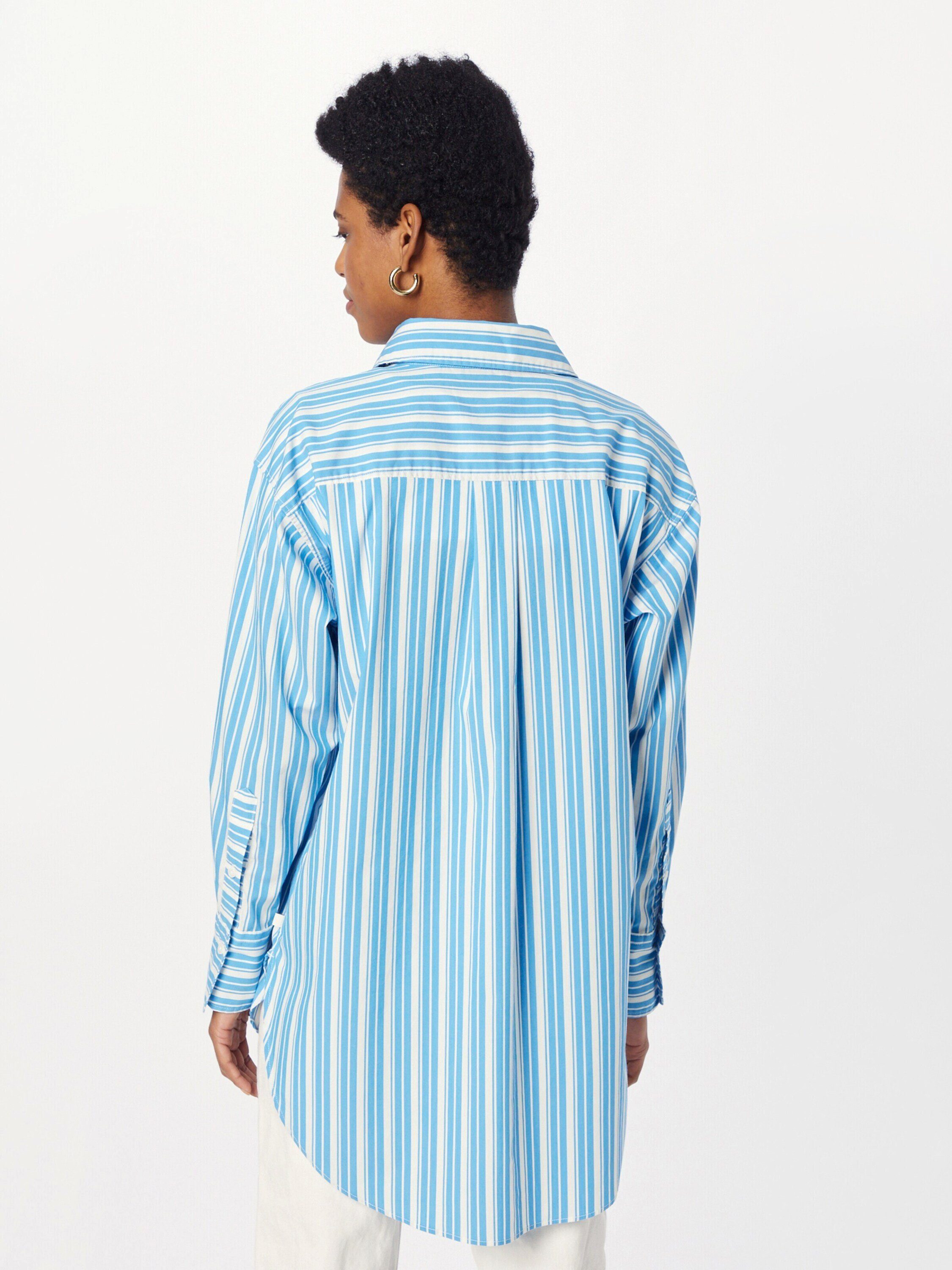 TOM TAILOR Denim Langarmbluse (1-tlg) Falten