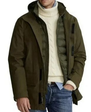 Polo Ralph Lauren Winterjacke POLO RALPH LAUREN 3 in 1 Water Repellent Coat Parka Jacke Mantel Hood