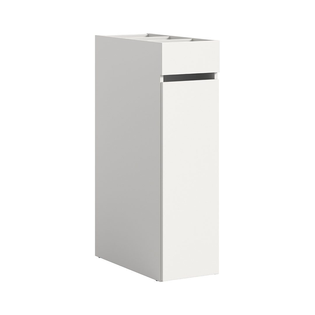 xonox.home Badezimmerspiegelschrank Free Badschrank 1 Schublade 3 Fächer weiß.
