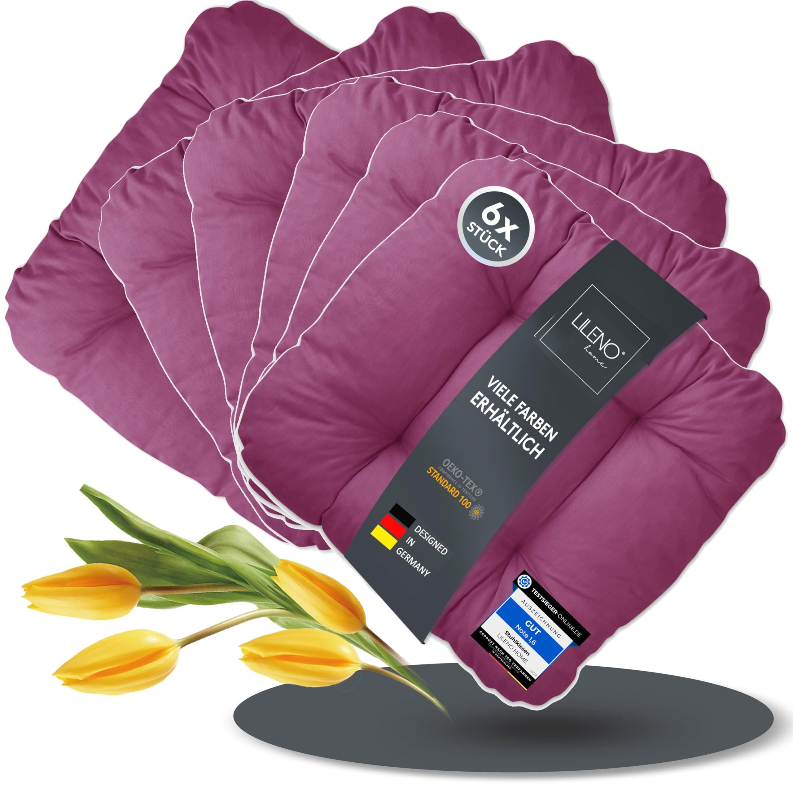 LILENO HOME Stuhlkissen Sitzkissen für Gartenstuhl, günstig online kaufen
