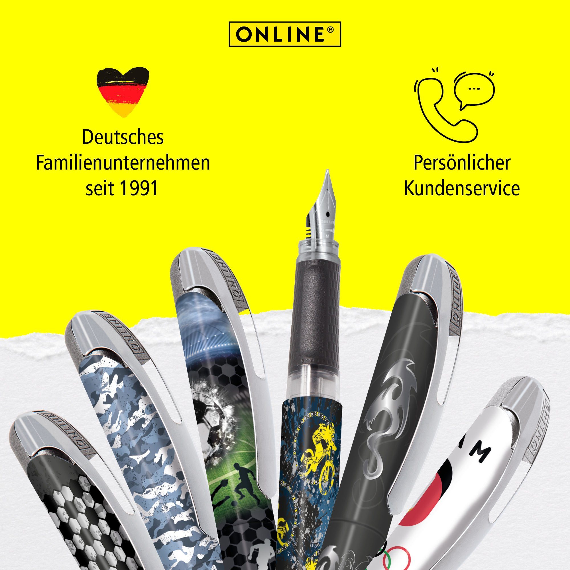 Pen Füller Camouflage Füllhalter, ergonomisch, die in ideal Deutschland College hergestellt Online für Schule,