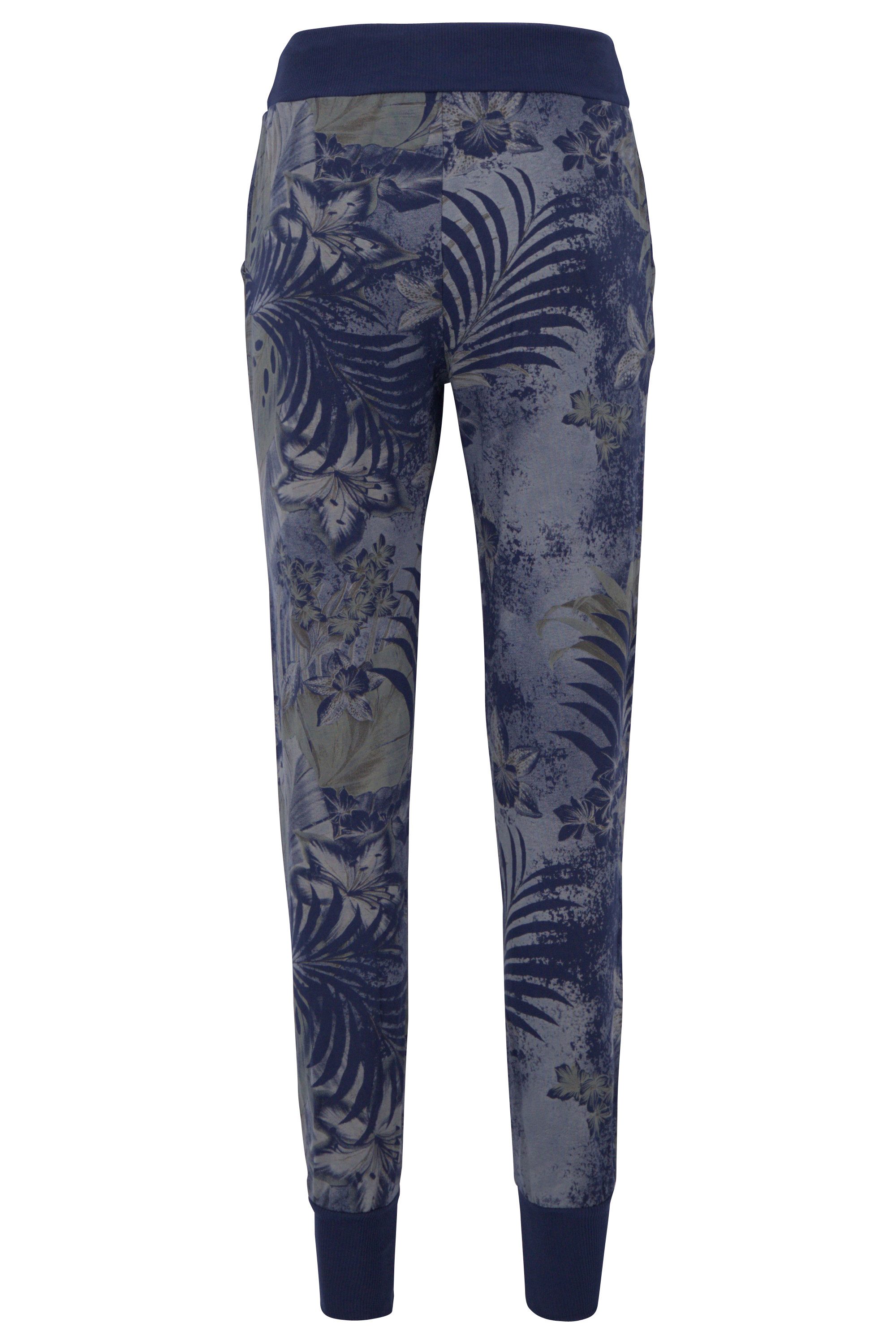 malito more than fashion Jogginghose malito Damen Jogginghose mit Jungle Print, Sporthose mit Muster, Sweatpants mit Jungelprint