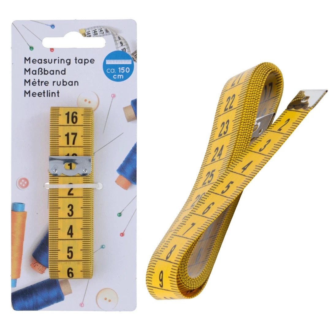 EDCO Maßband Schneidermaßband 150 cm beidseitig bedruckt flexibles Bandmaß