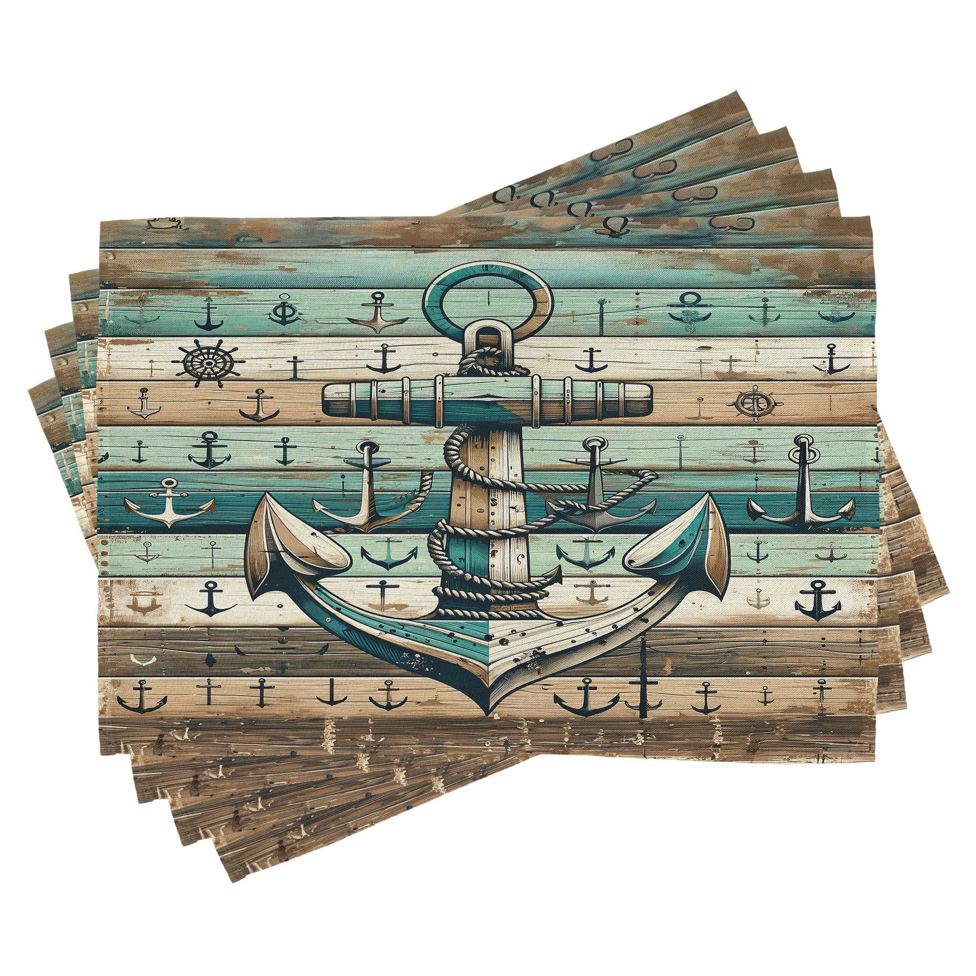 Platzset Waschbare Stoff Esszimmer Küche Tischdekorations Digitaldruck