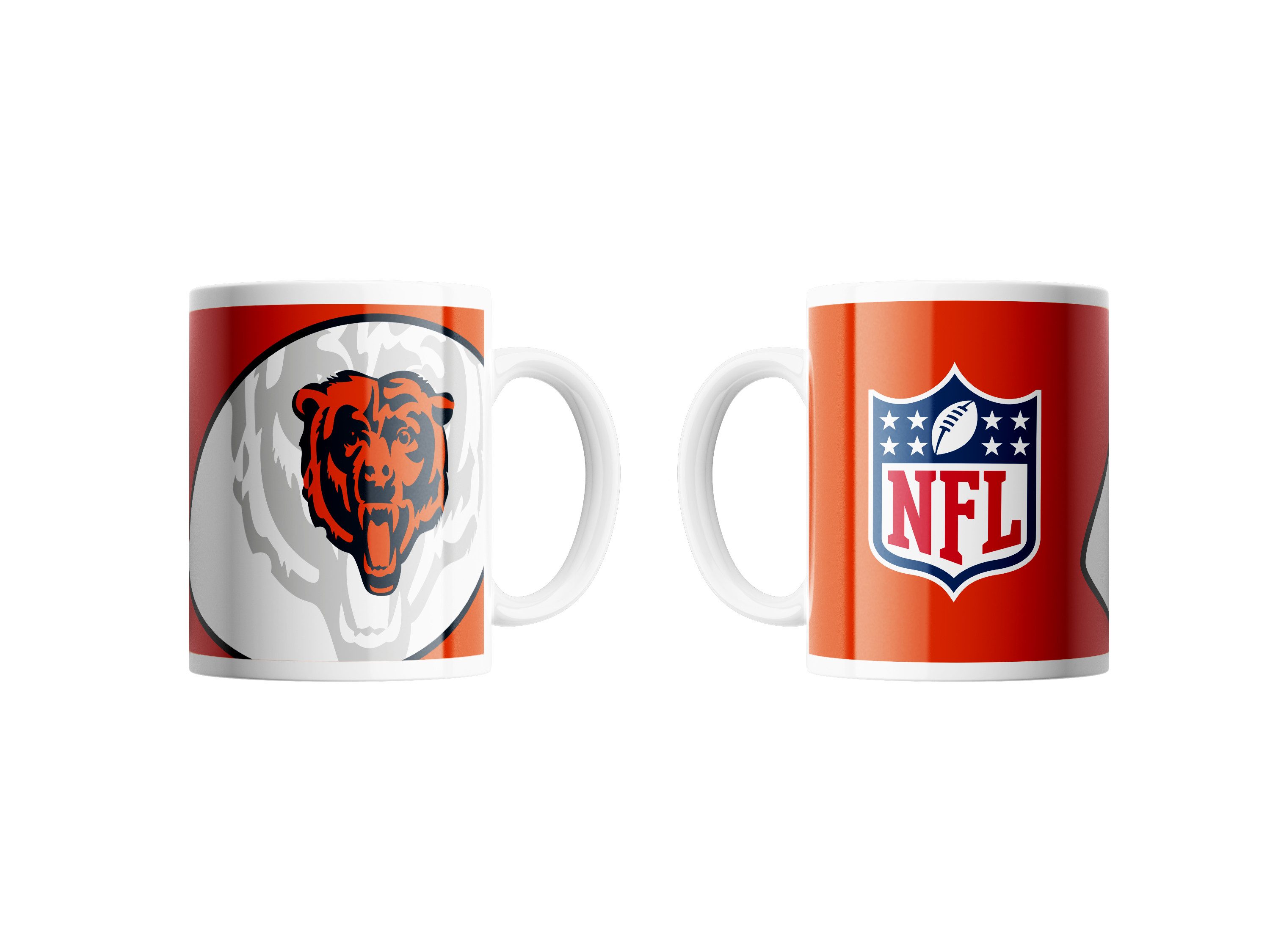 Chicago Bears Becher Chicago Bears Classic Mug Shadow Logo & Shield, Keramik