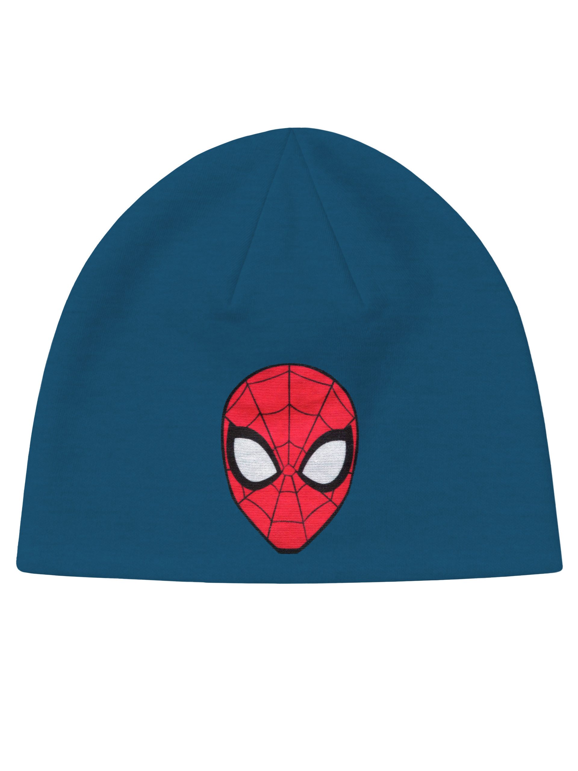United Labels® Strickmütze Marvel Spiderman Beanie Mask Übergangsmütze Mütze