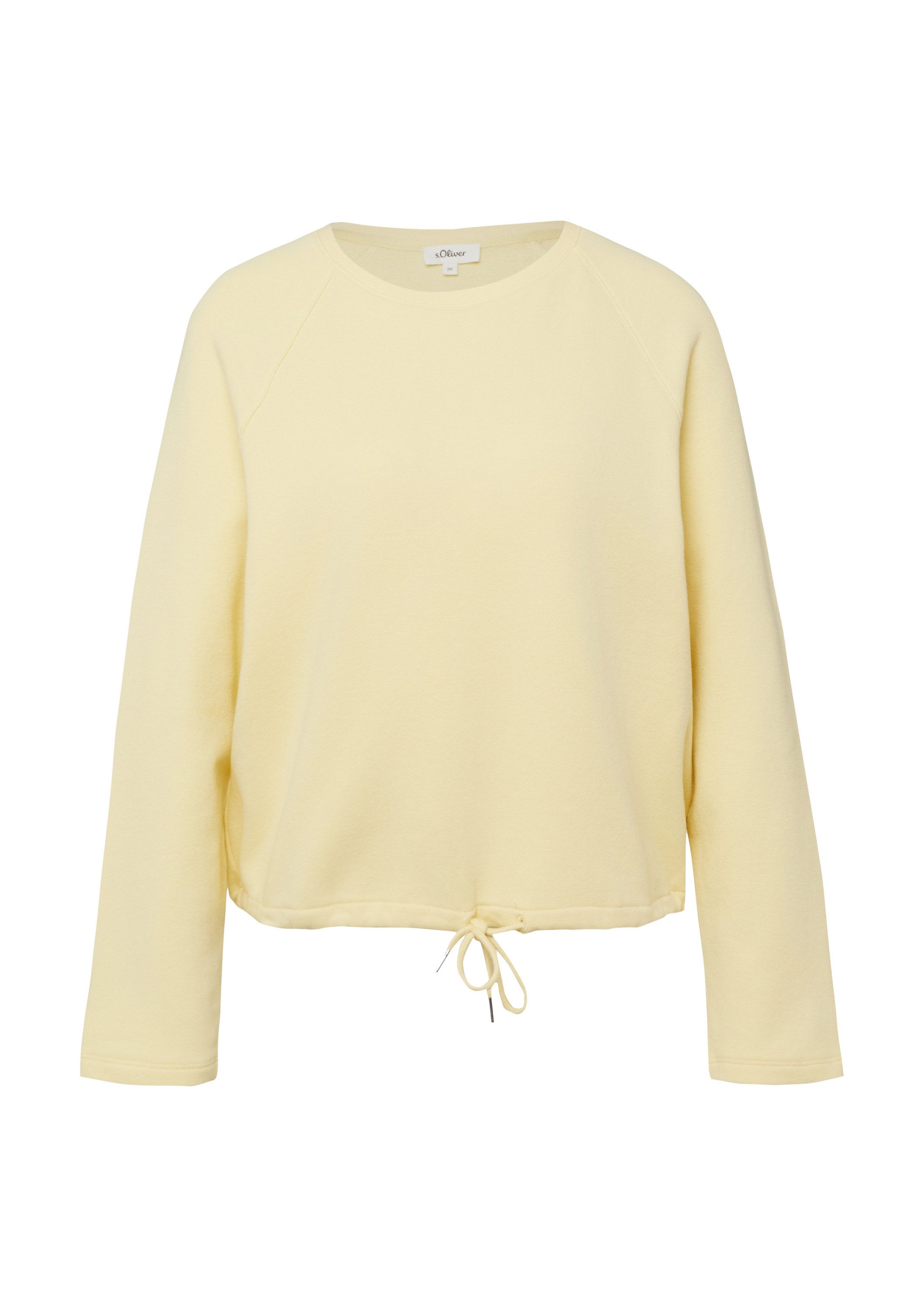 s.Oliver Sweatshirt Sweatshirt Sweatshirt im Relaxed Fit mit Rückenprint günstig online kaufen